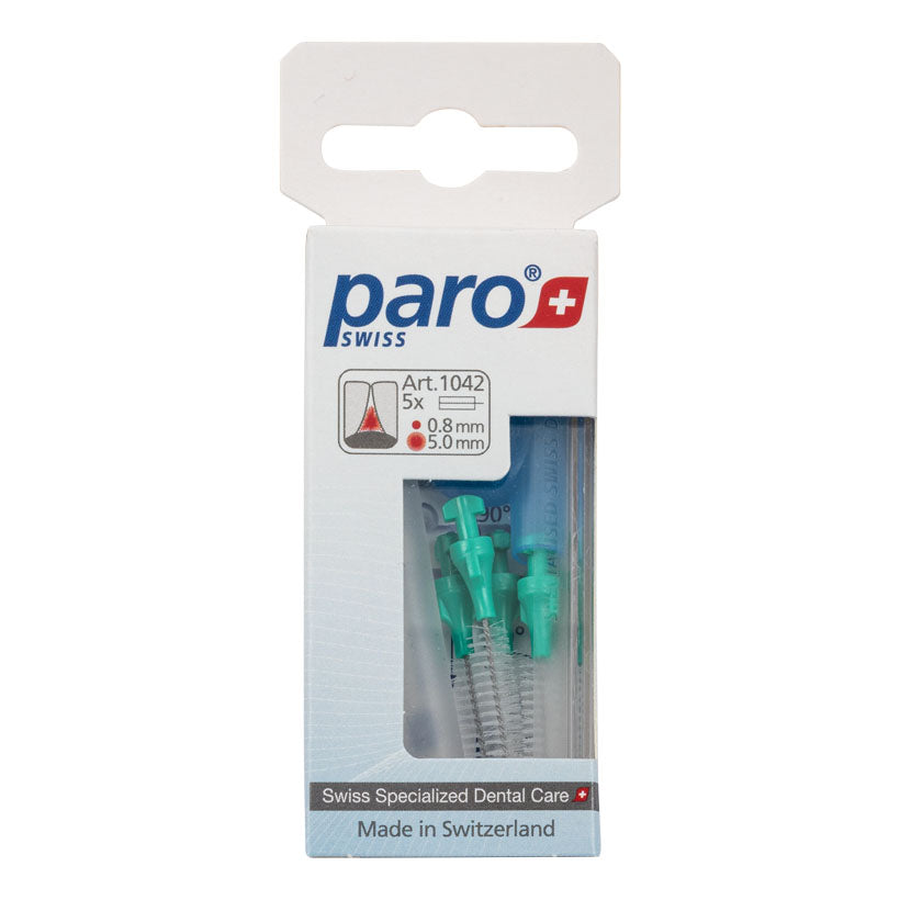 PARO 7-1042 SCOVOLINO F INTERDENTALE CILINDRICO VERDE MEDIO5 MM