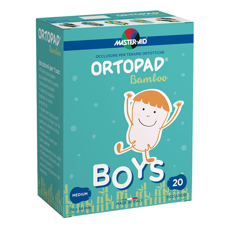 CEROTTO OCULARE PER ORTOTTICA ORTOPAD BOYS M 5,4X7,6 20 PEZZI