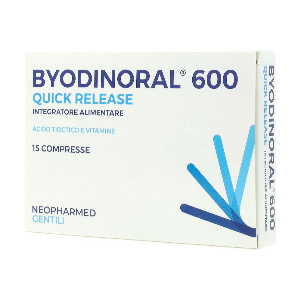 BYODINORAL 600 15 COMPRESSE