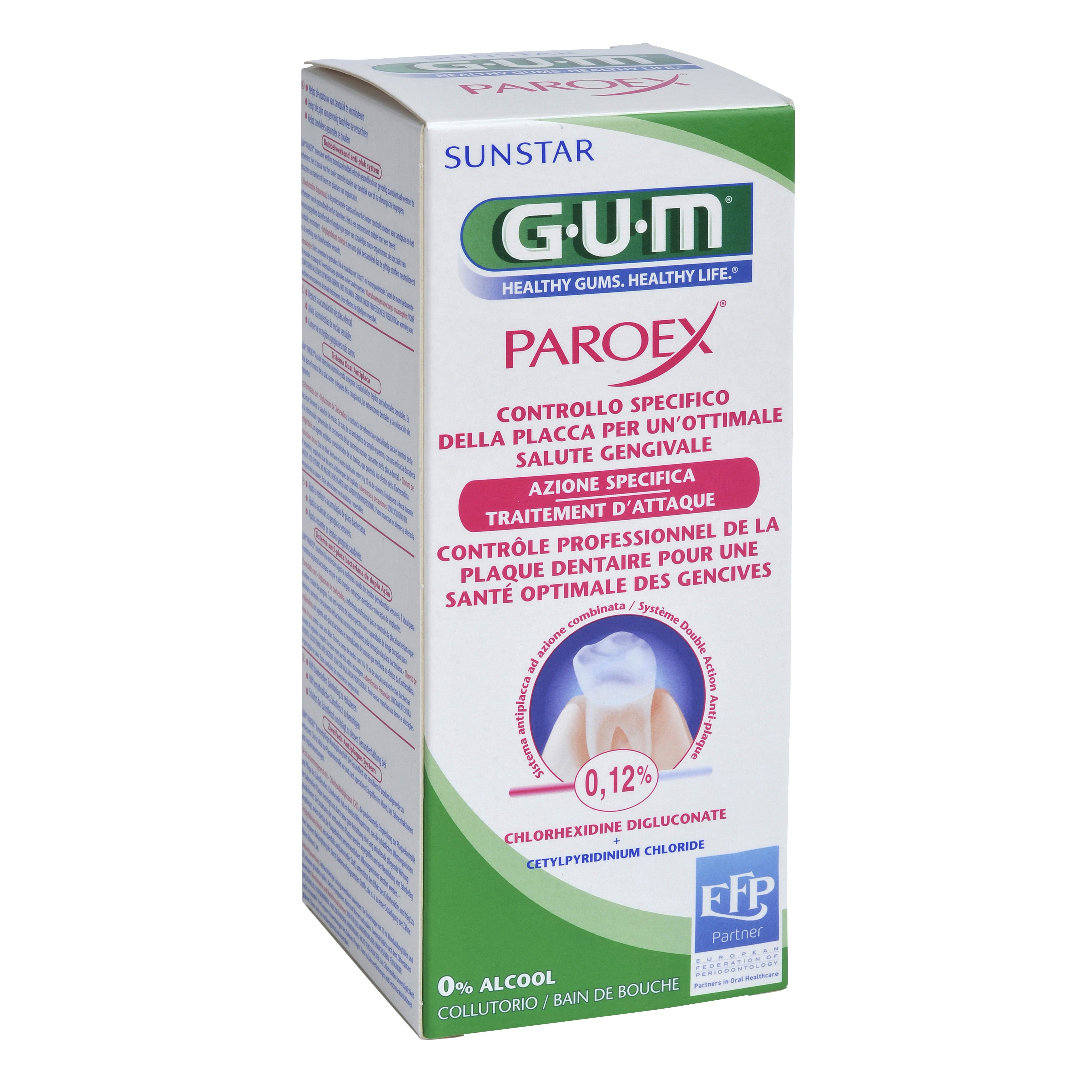 GUM PAROEX 0,12 COLLUTORIO CHX 300 ML