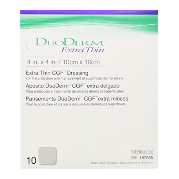 MEDICAZIONE CON IDROCOLLOIDI STERILE SENZA BORDO ADESIVO DUODERM CGF 10X10CM 5 PEZZI