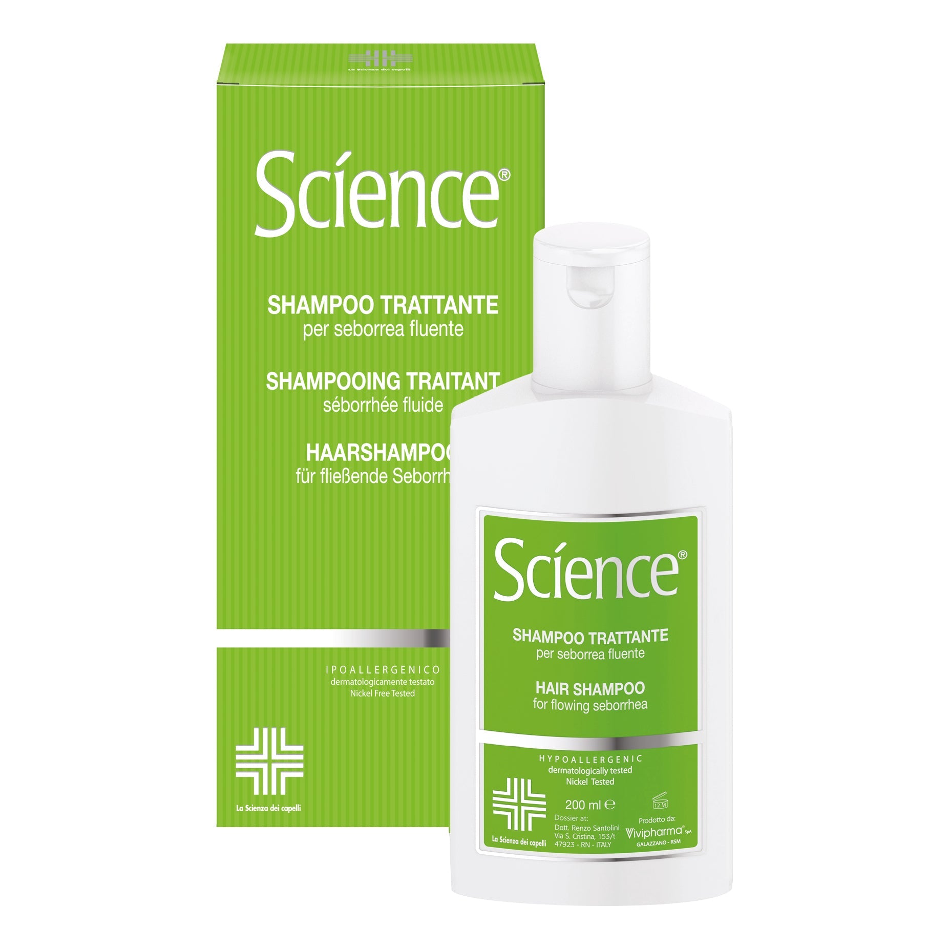 SCIENCE SHAMPOO SEBORREA FLUENTE 200 ML