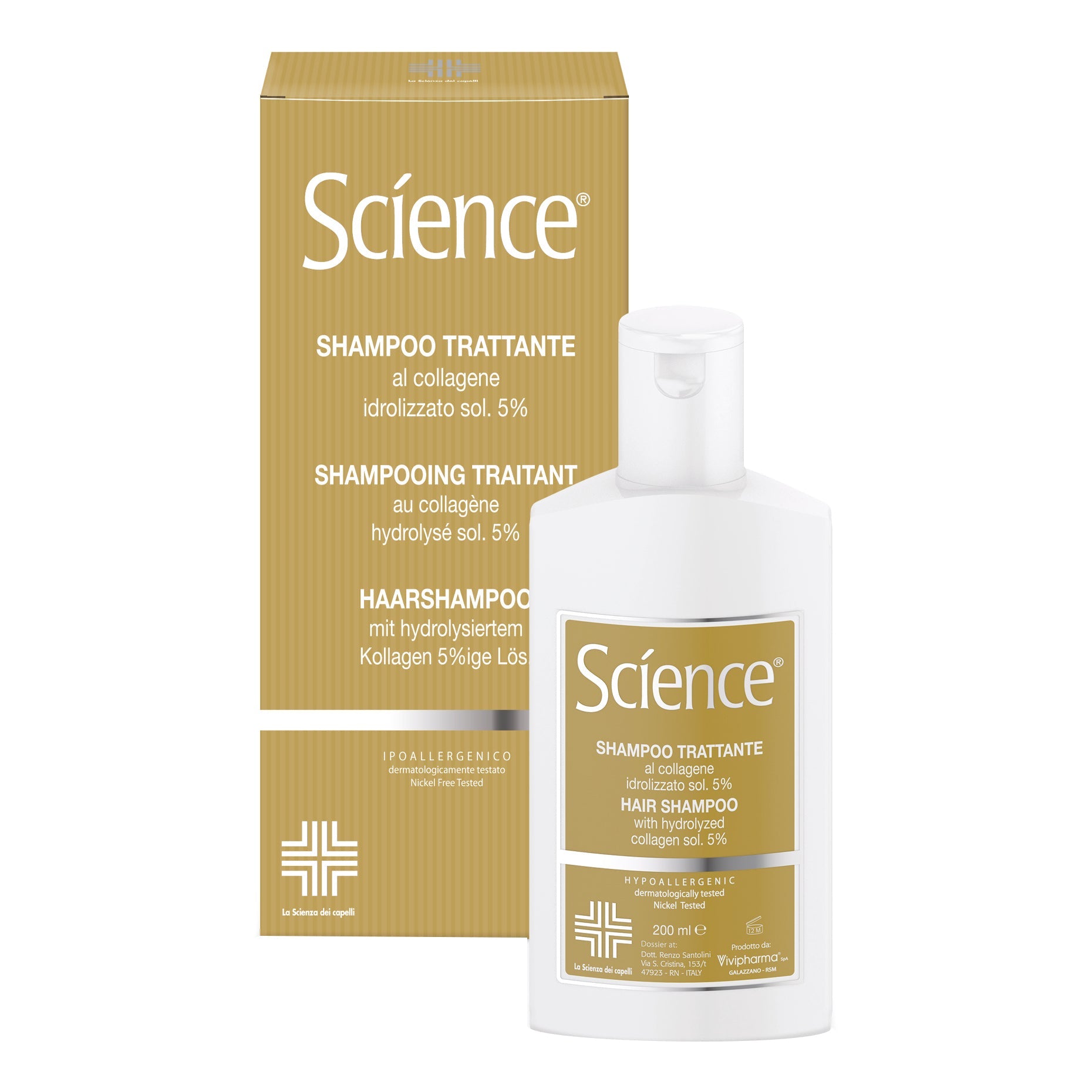 SCIENCE SHAMPOO TRATTANTE COLLAGENE MARINO IDROLIZZATO AL 5%200 ML