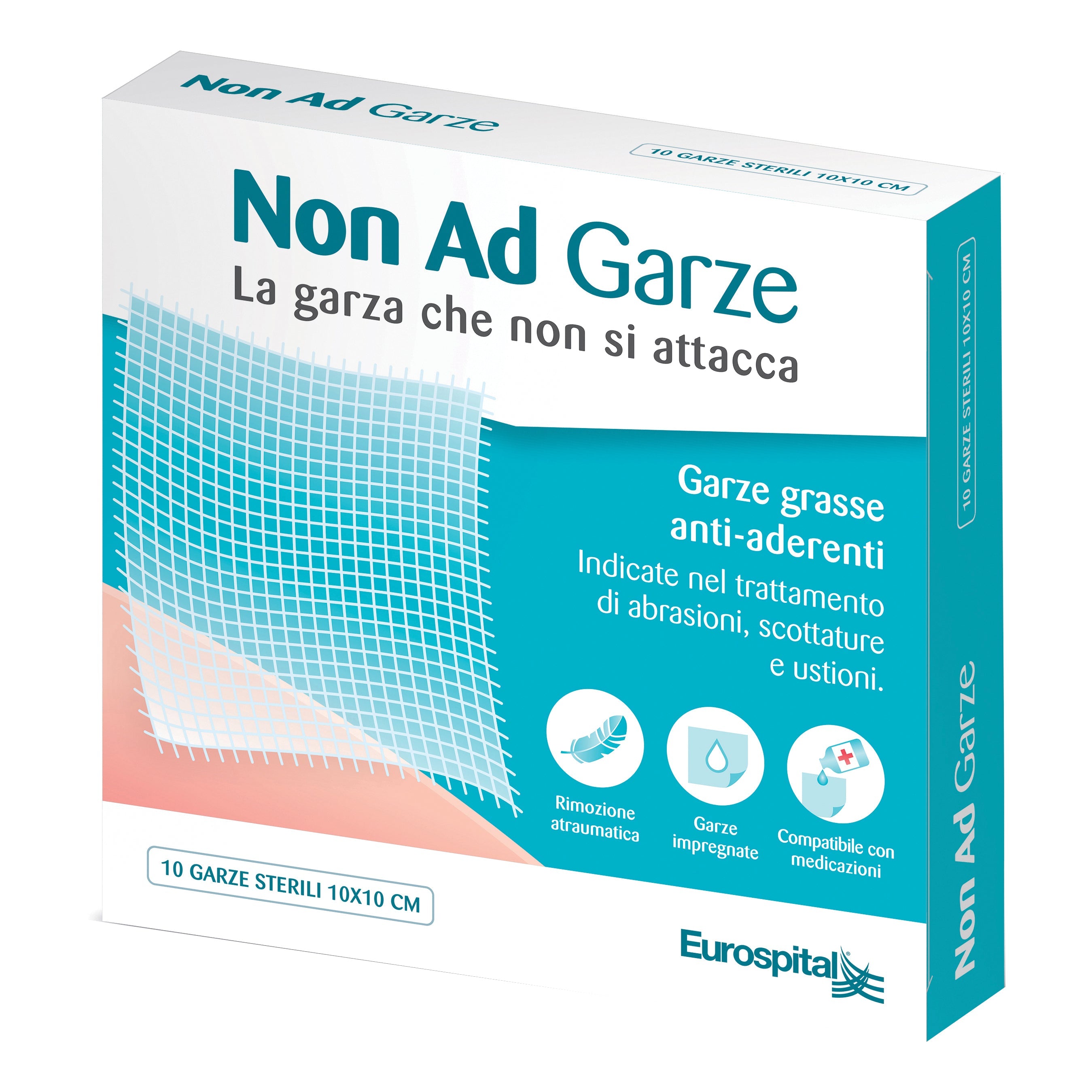 GARZA PARAFFINATA NON AD 10X10 CM 10 PEZZI