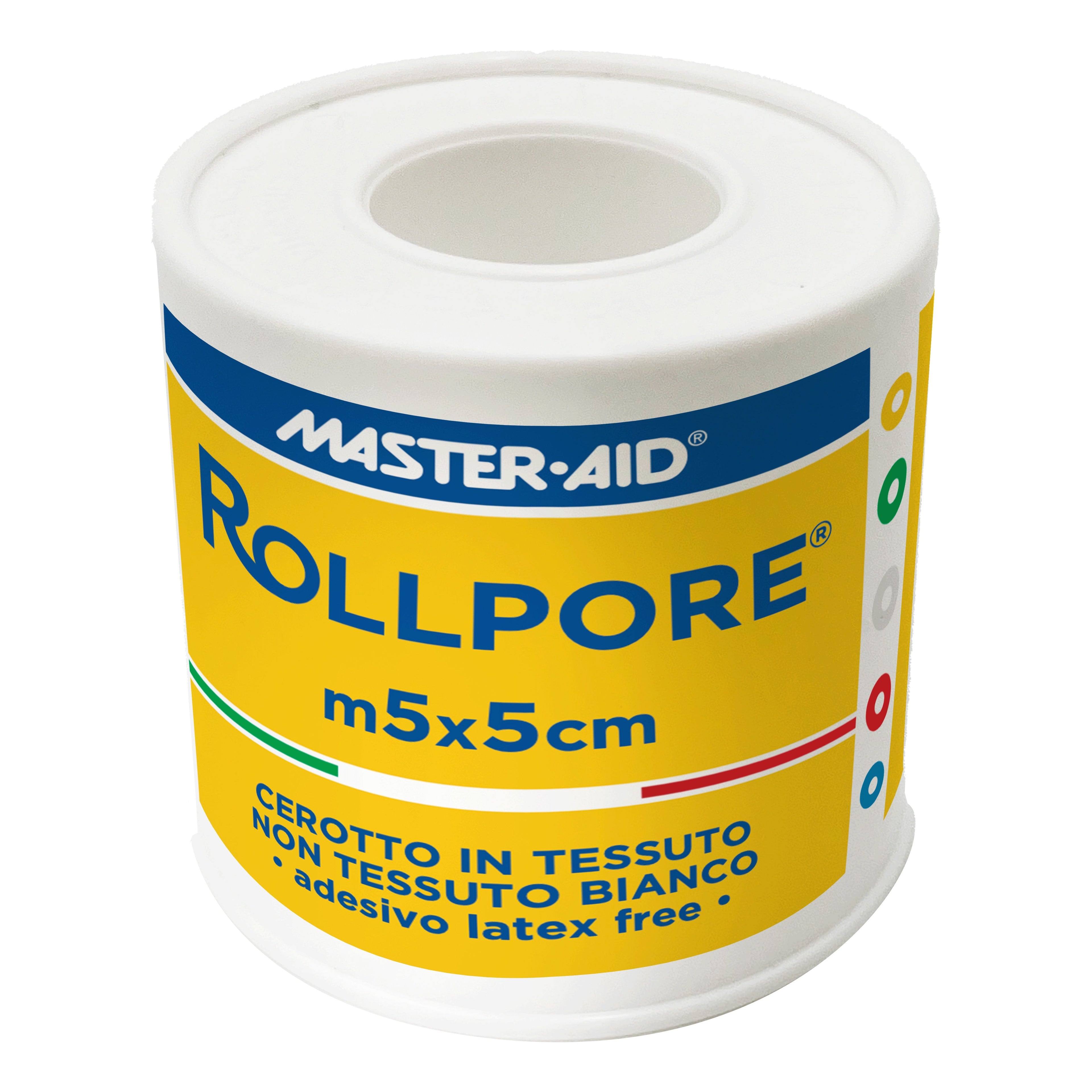 CEROTTO IN ROCCHETTO MASTER-AID ROLLPORE TESSUTO NON TESSUTO5X5
