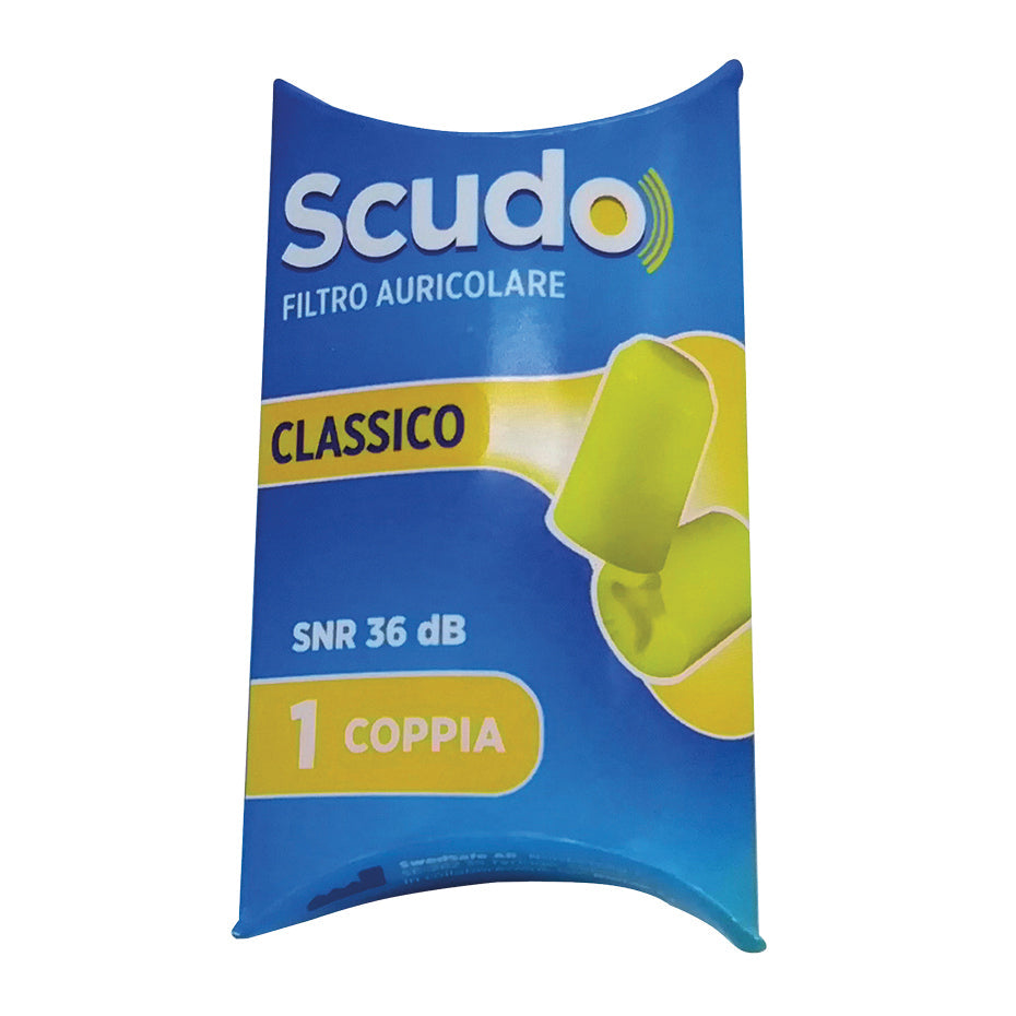 SCUDO FILTRO AURICOLARE CLASSICO SNR 36 DB 7-12MM 1 PAIO