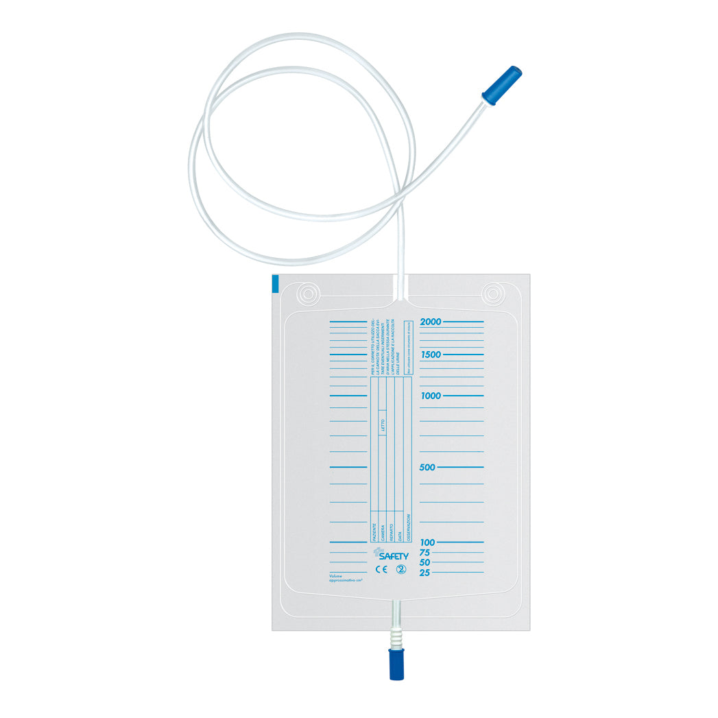 SACCA DI DRENAGGIO DA LETTO PER INCONTINENZA CON SCARICO 130CM 1 PEZZO
