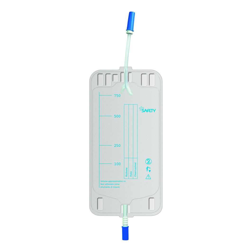 SACCA DI DRENAGGIO DA GAMBA PER INCONTINENZA TUBO 10 CM 10 PEZZI