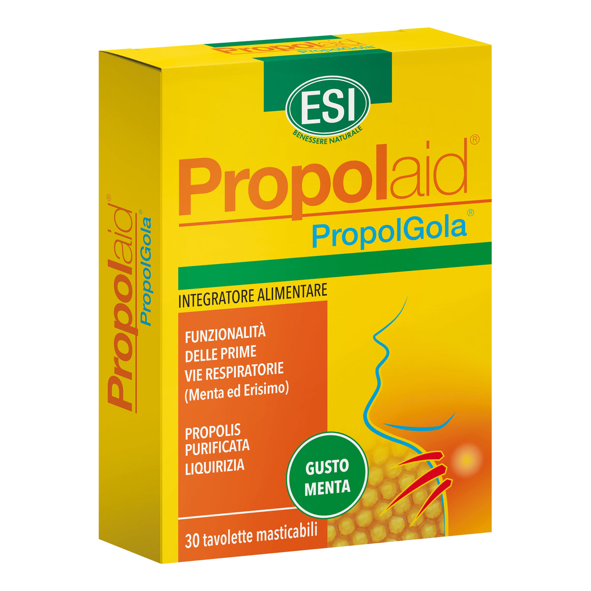 ESI PROPOLAID TAVOLETTE GOLA MENTA 30 TAVOLETTE
