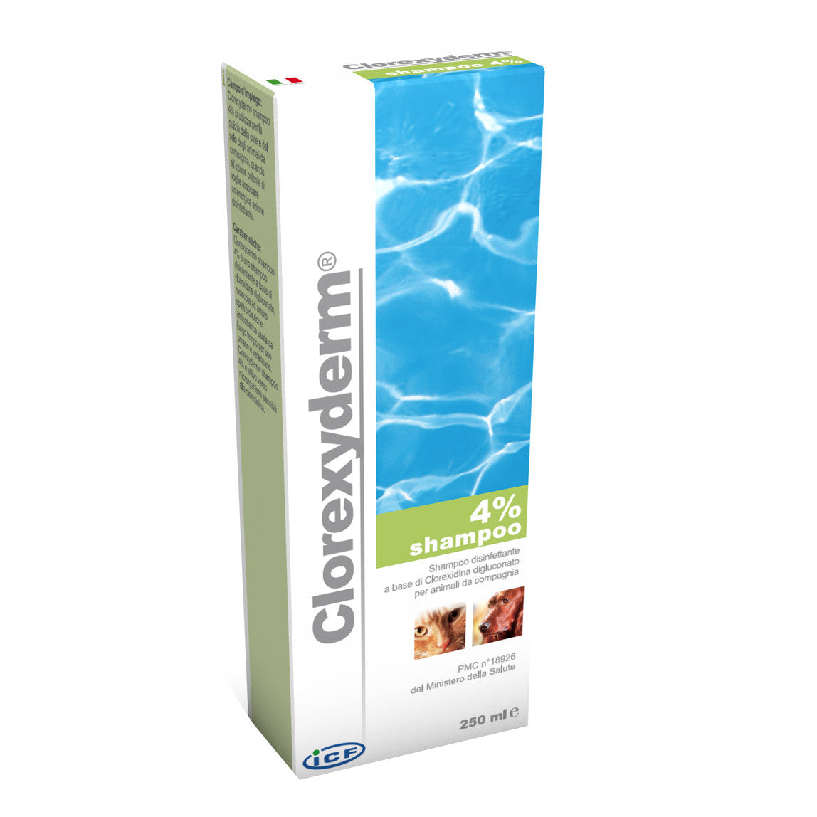 CLOREXYDERM SHAMPOO 4% 250 ML