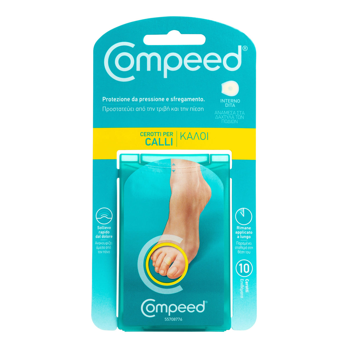 COMPEED CALLI CEROTTI INTERNO DITA 10 PEZZI