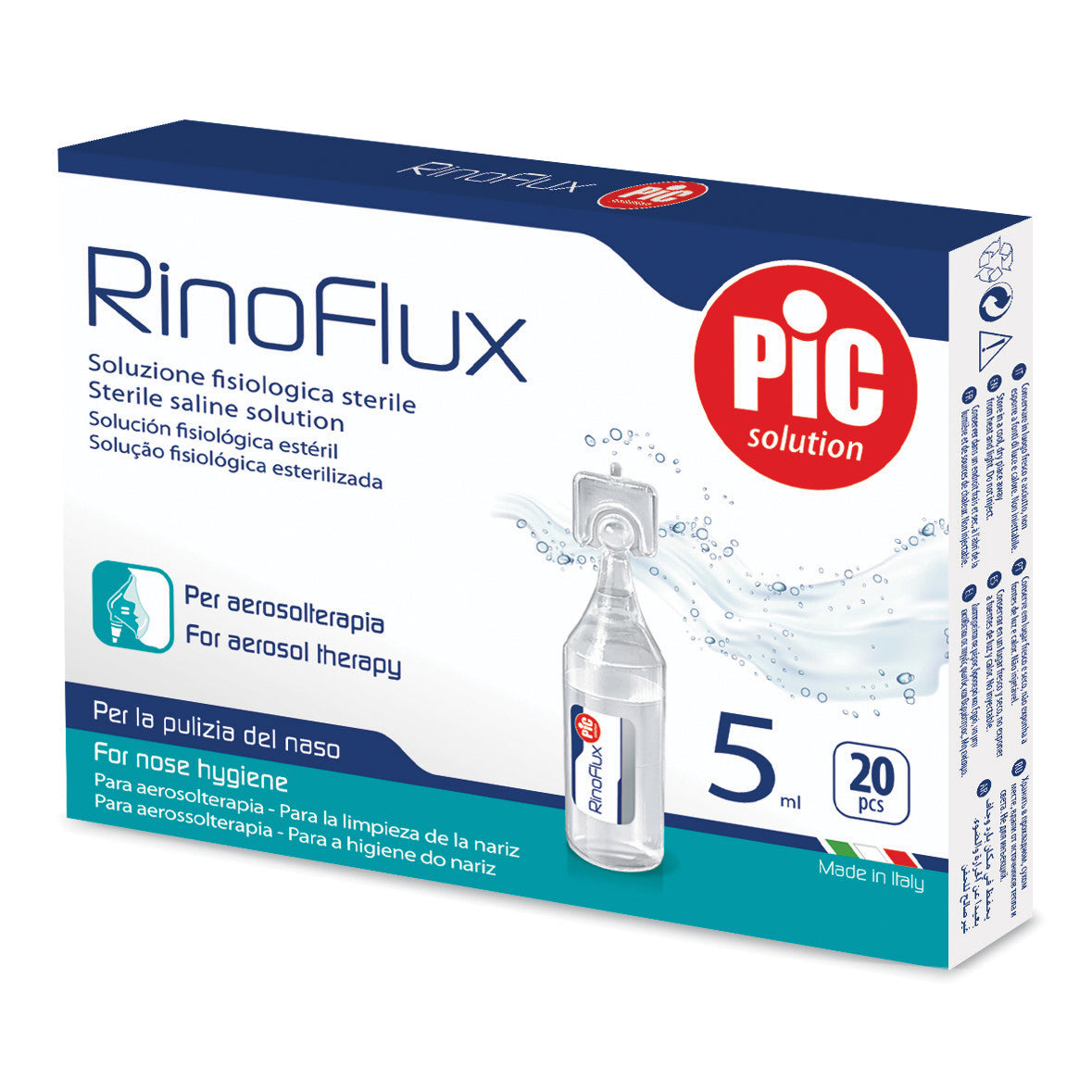 PIC SOLUZIONE FISIOLOGICA 20 FLACONCINI 5 ML