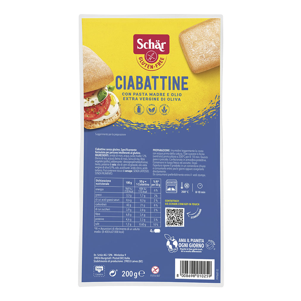 SCHAR CIABATTINA 200 G