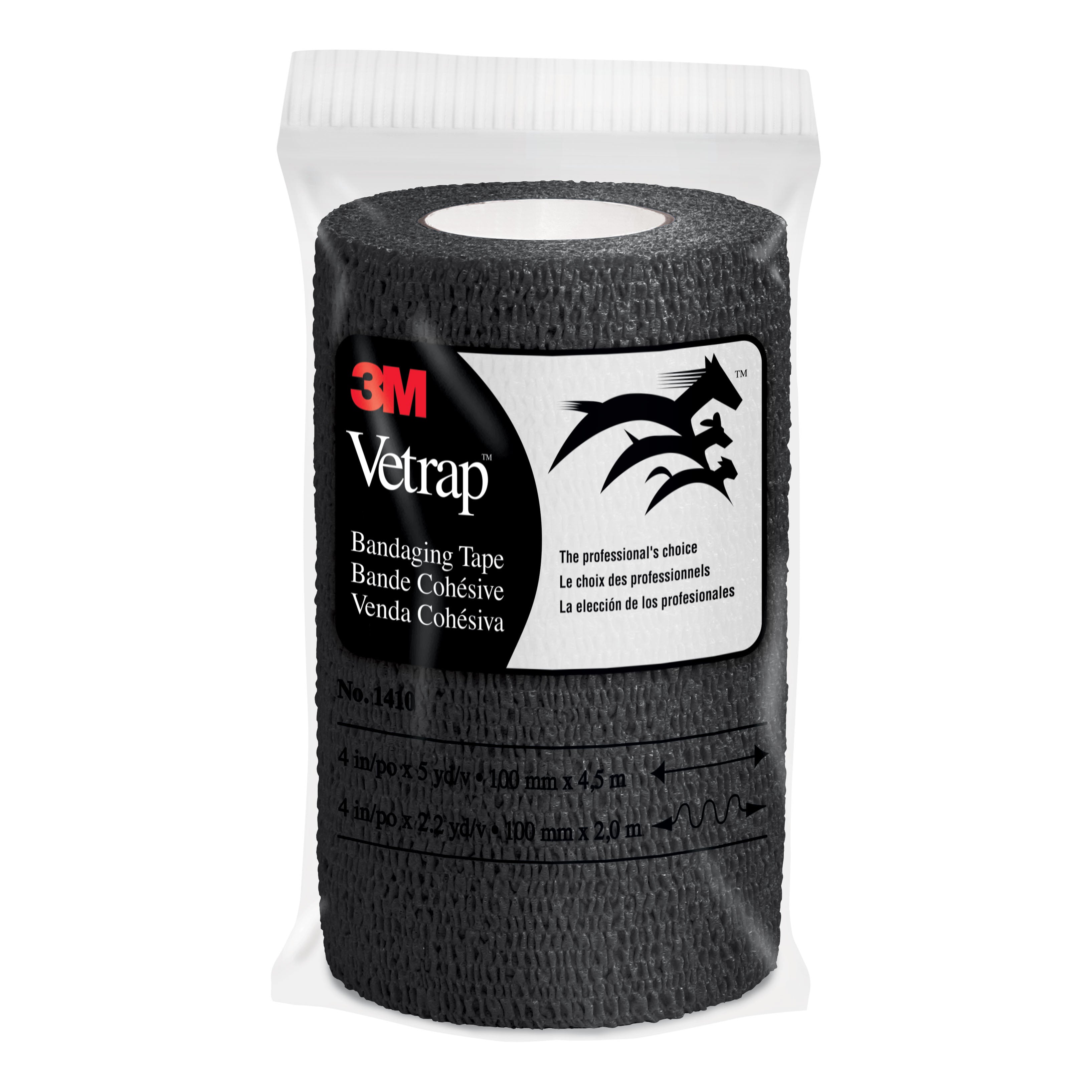 VETRAP FASCIA ELASTICA NERA 10CM