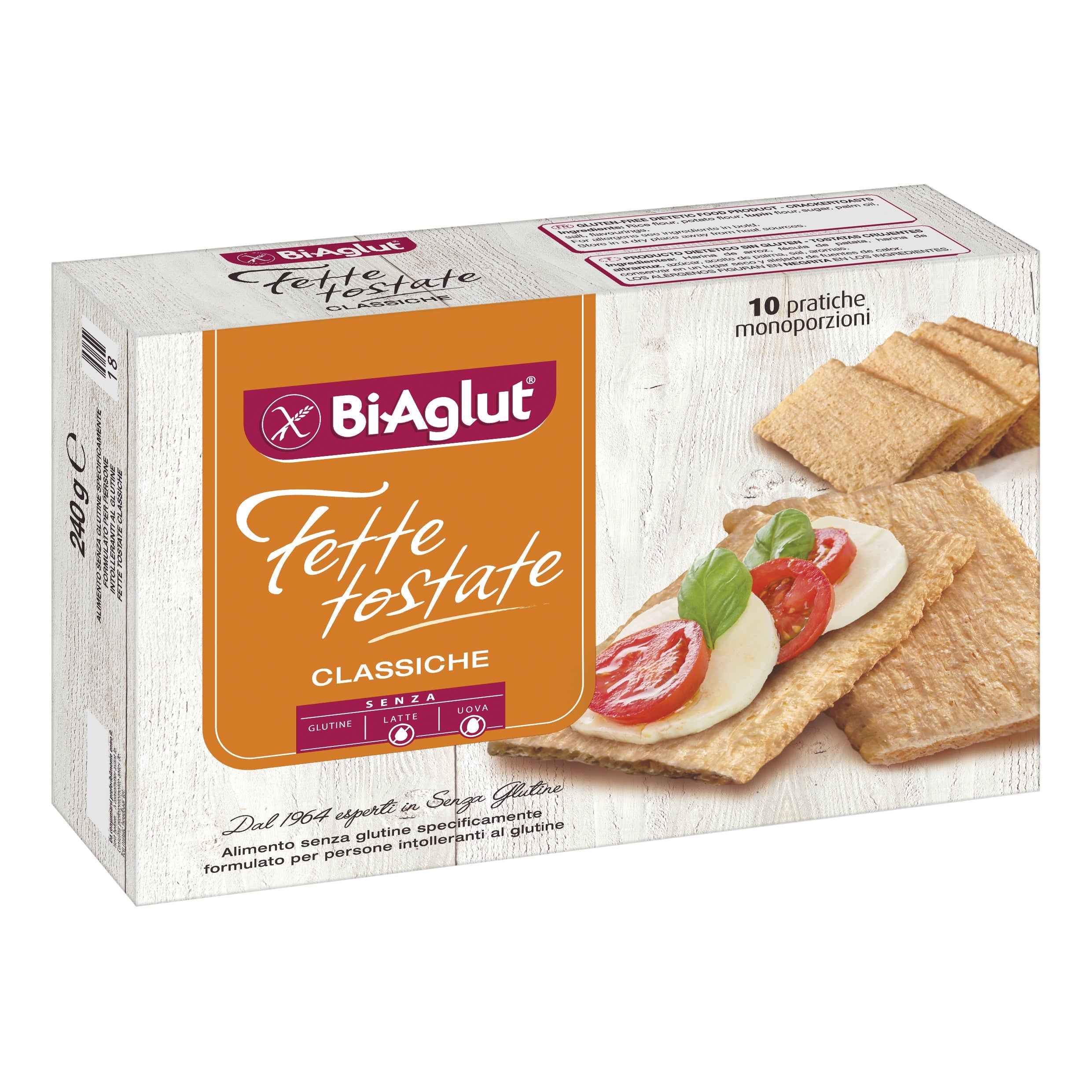 BIAGLUT FETTE TOSTATE CLASSICHE 10 X 24 G