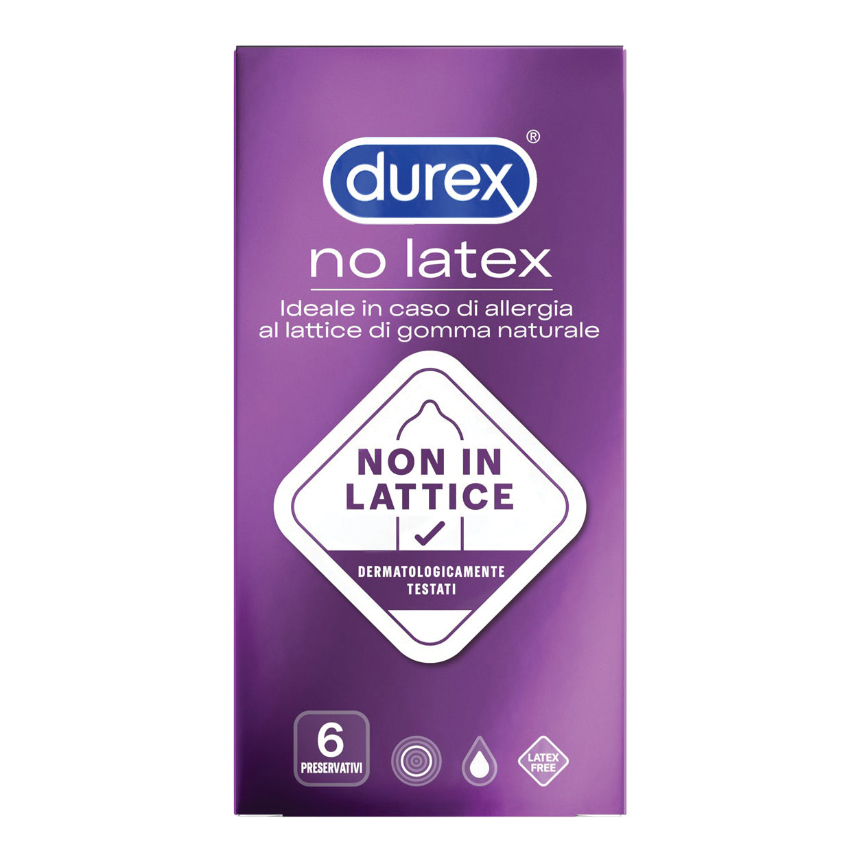 PROFILATTICO DUREX NO LATEX 6 PEZZI