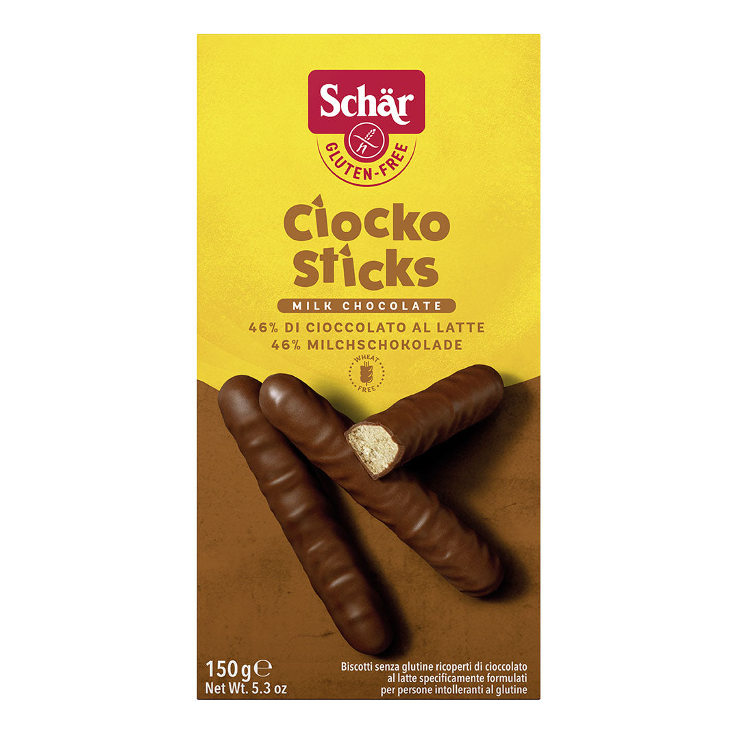 SCHAR CIOCKO STICK RICOPERTI DI CIOCCOLATO AL LATTE 150 G