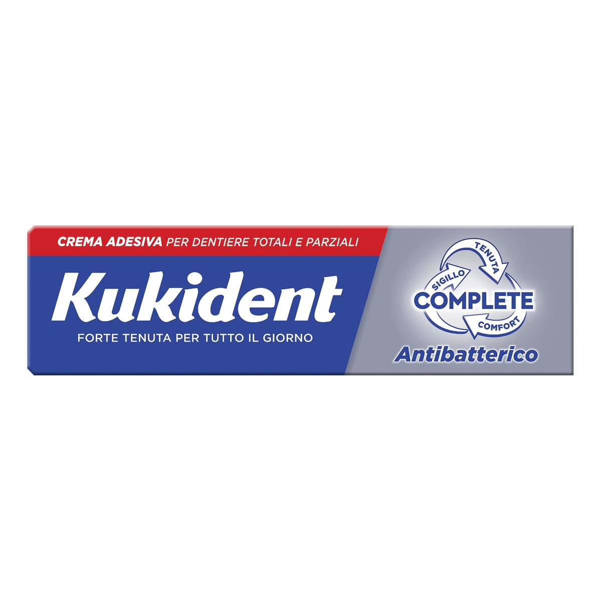 KUKIDENT COMPLETE CREMA ADESIVA PER PROTESI DENTARIE CON ANTIBATTERICO 47 G