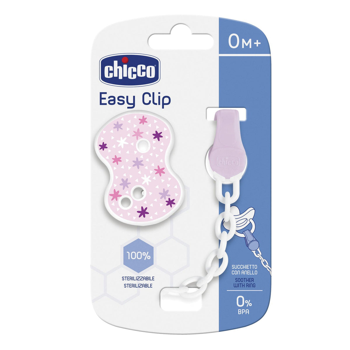 CHICCO PHYSIO CLIP CATENELLA ROSA