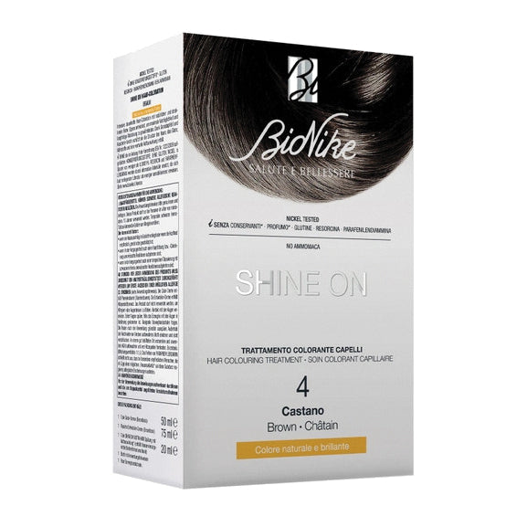 BIONIKE SHINE ON COLORE CAPELLI CASTANO 4