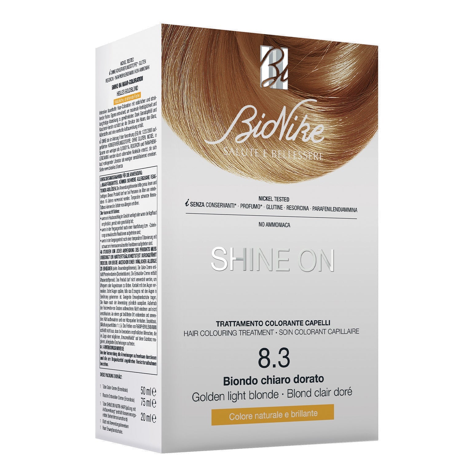 BIONIKE SHINE ON CAPELLI BIONDO DORATO 8.3