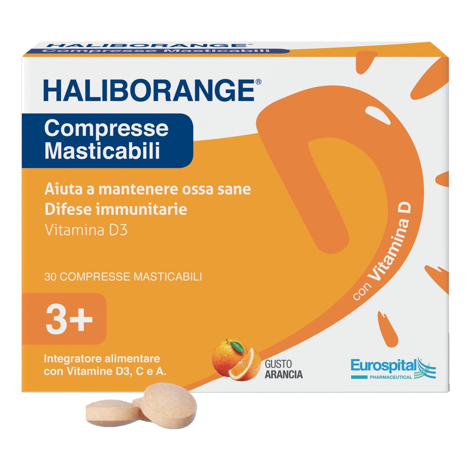 HALIBORANGE 30 COMPRESSE MASTICABILI 450MG