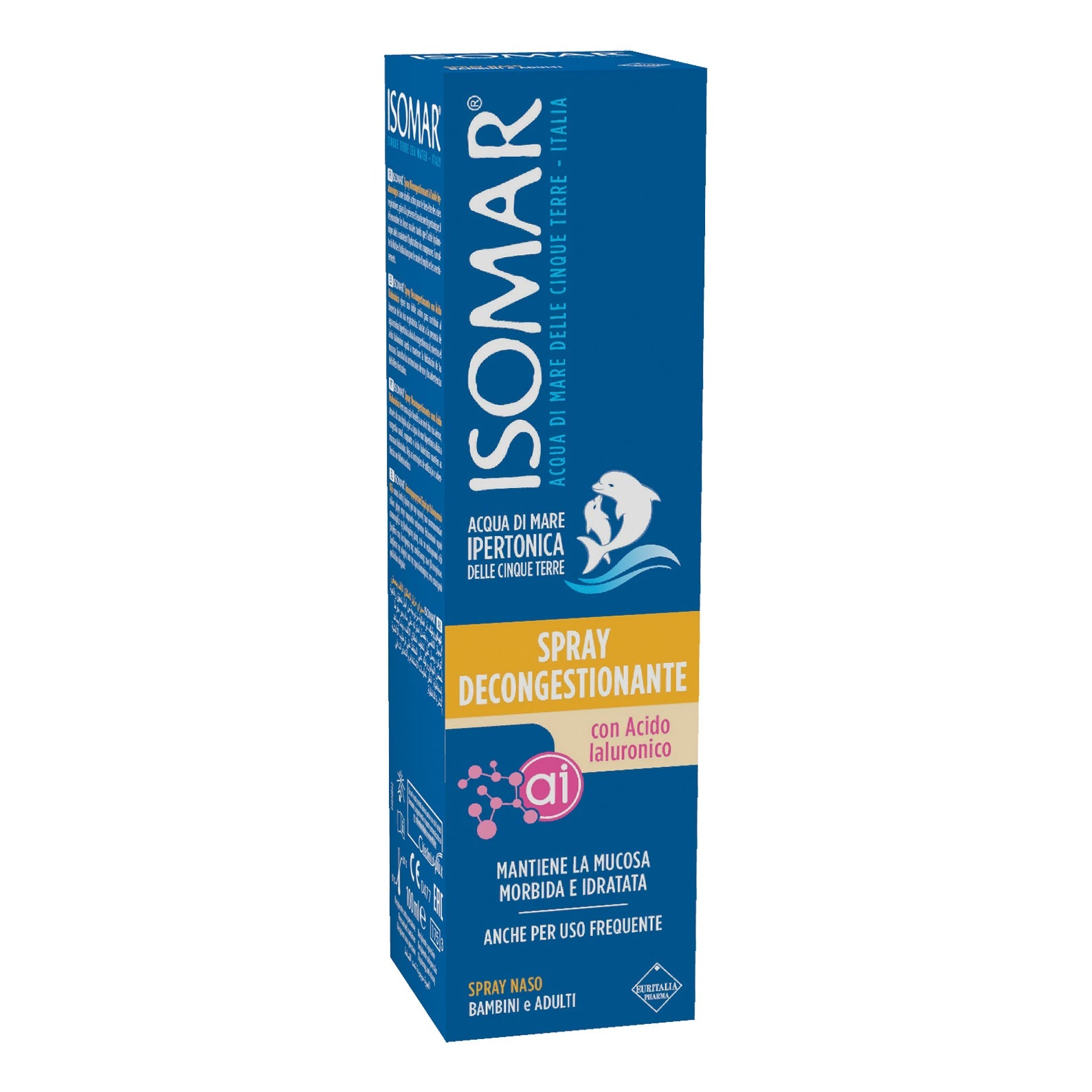 ISOMAR SPRAY DECONGESTIONANTE ACIDO IALURONICO 100 ML