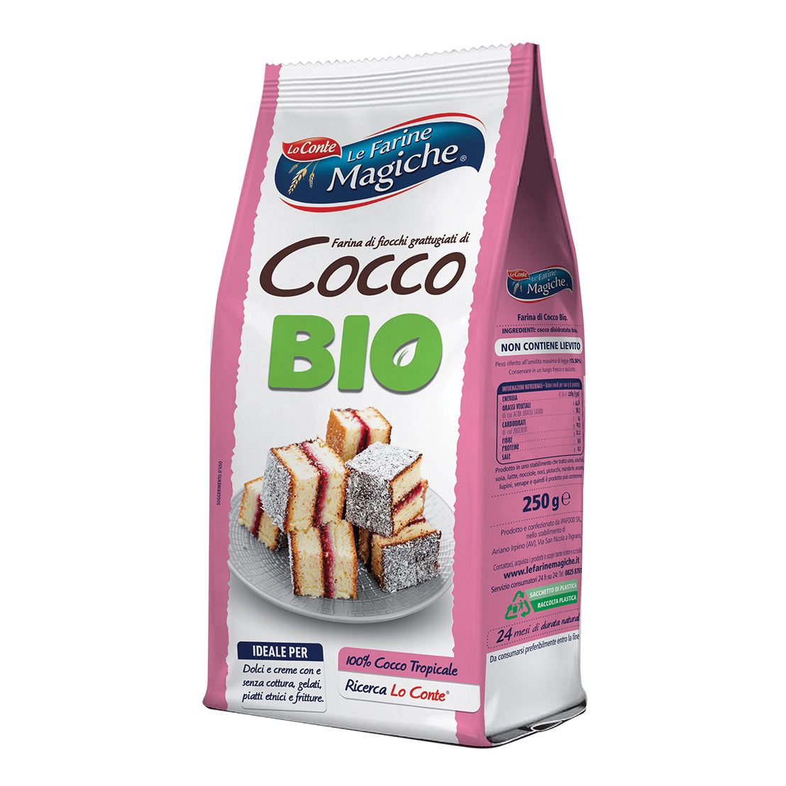 IPAFOOD MIX DI COCCO GRATTUGGIATO 250 G