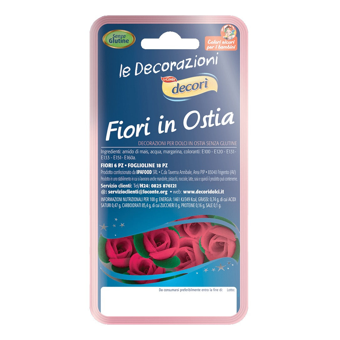 IPAFOOD ROSELLINE IN OSTIA ROSA 6 PEZZI 10 G