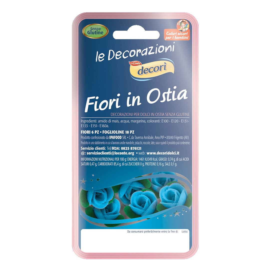 IPAFOOD ROSELLINE IN OSTIA CELESTE 6 PEZZI 10 G
