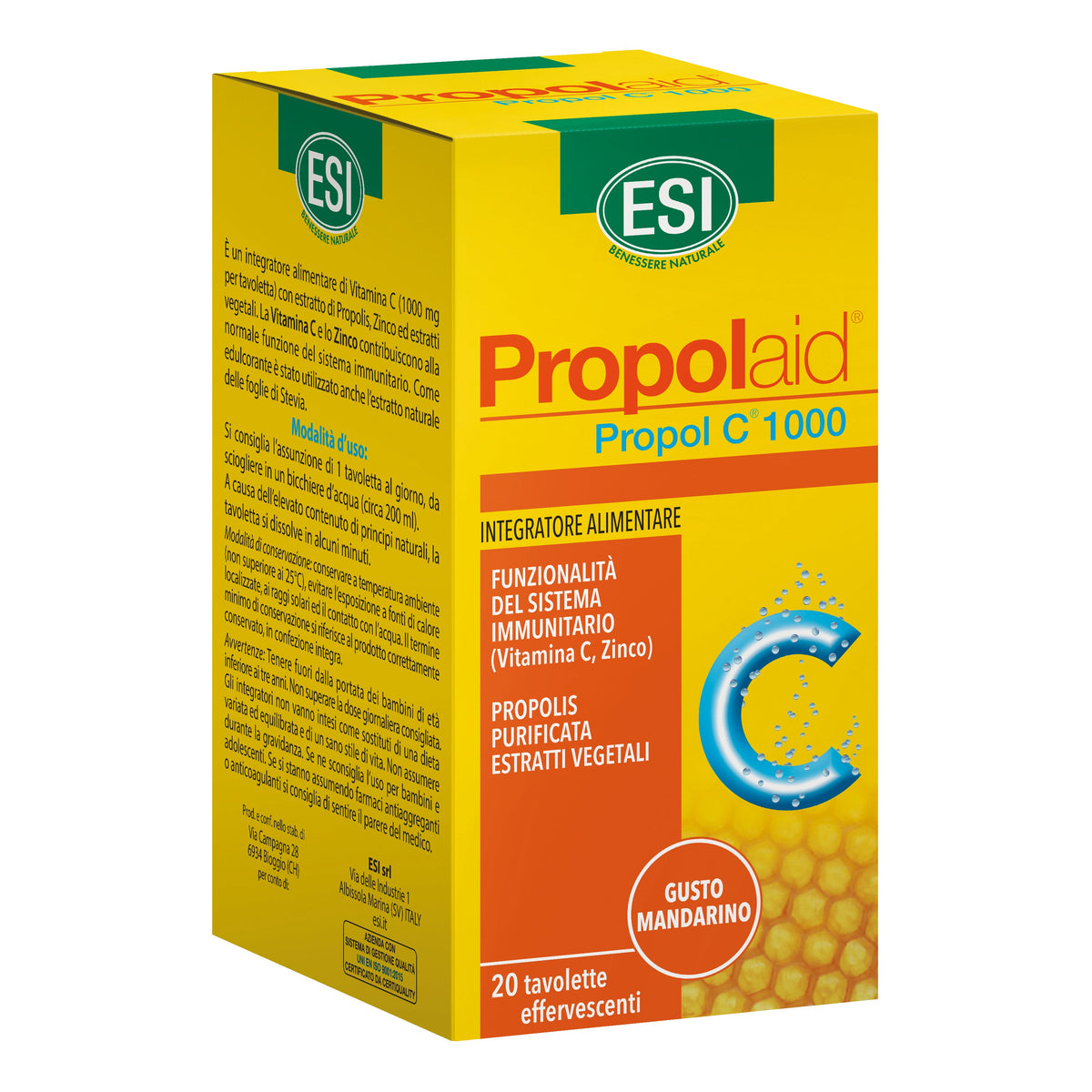 ESI PROPOLAID C 1000 20 TAVOLETTE EFFERVESCENTI