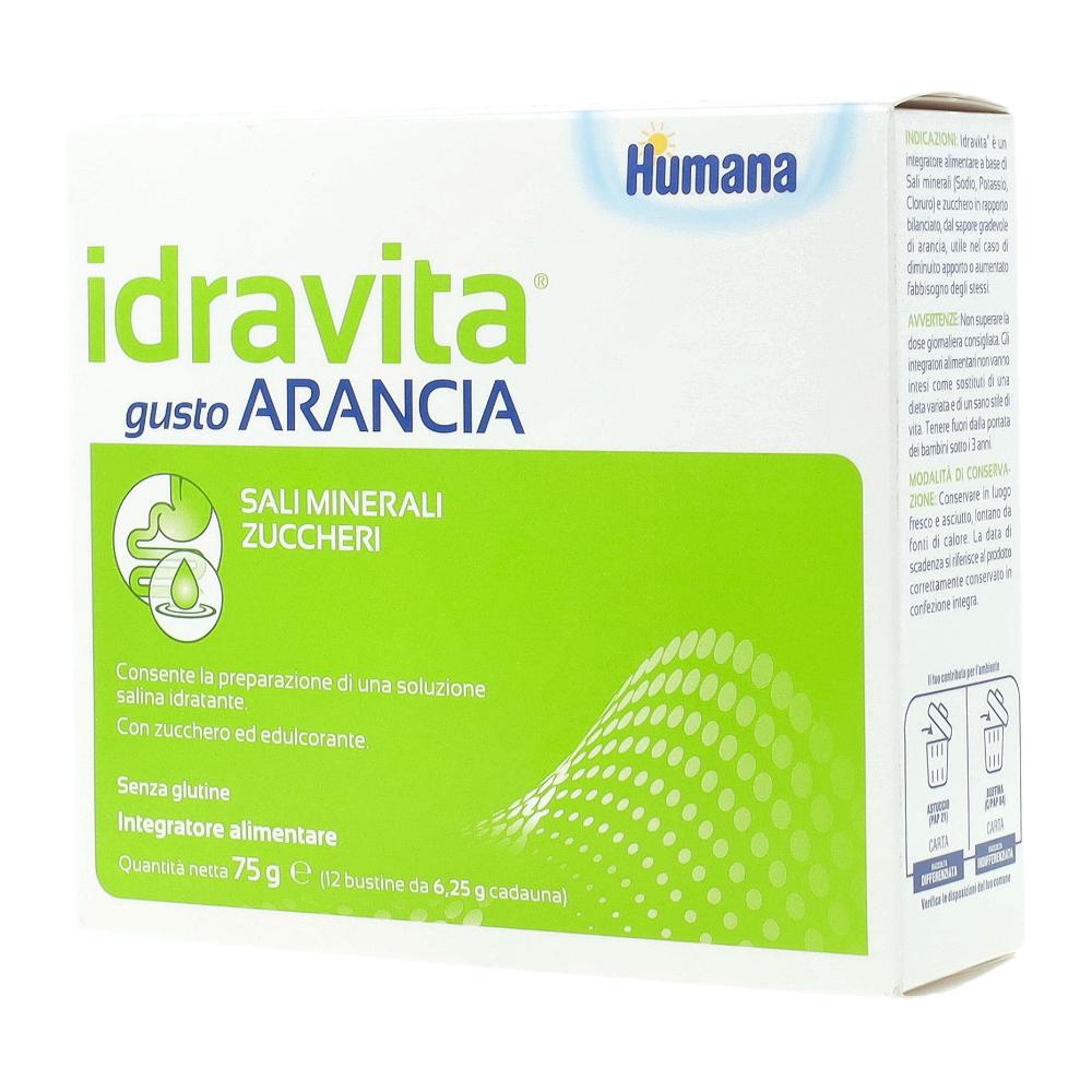 IDRAVITA GUSTO ARANCIA 12 BUSTINE DA 6,25 G