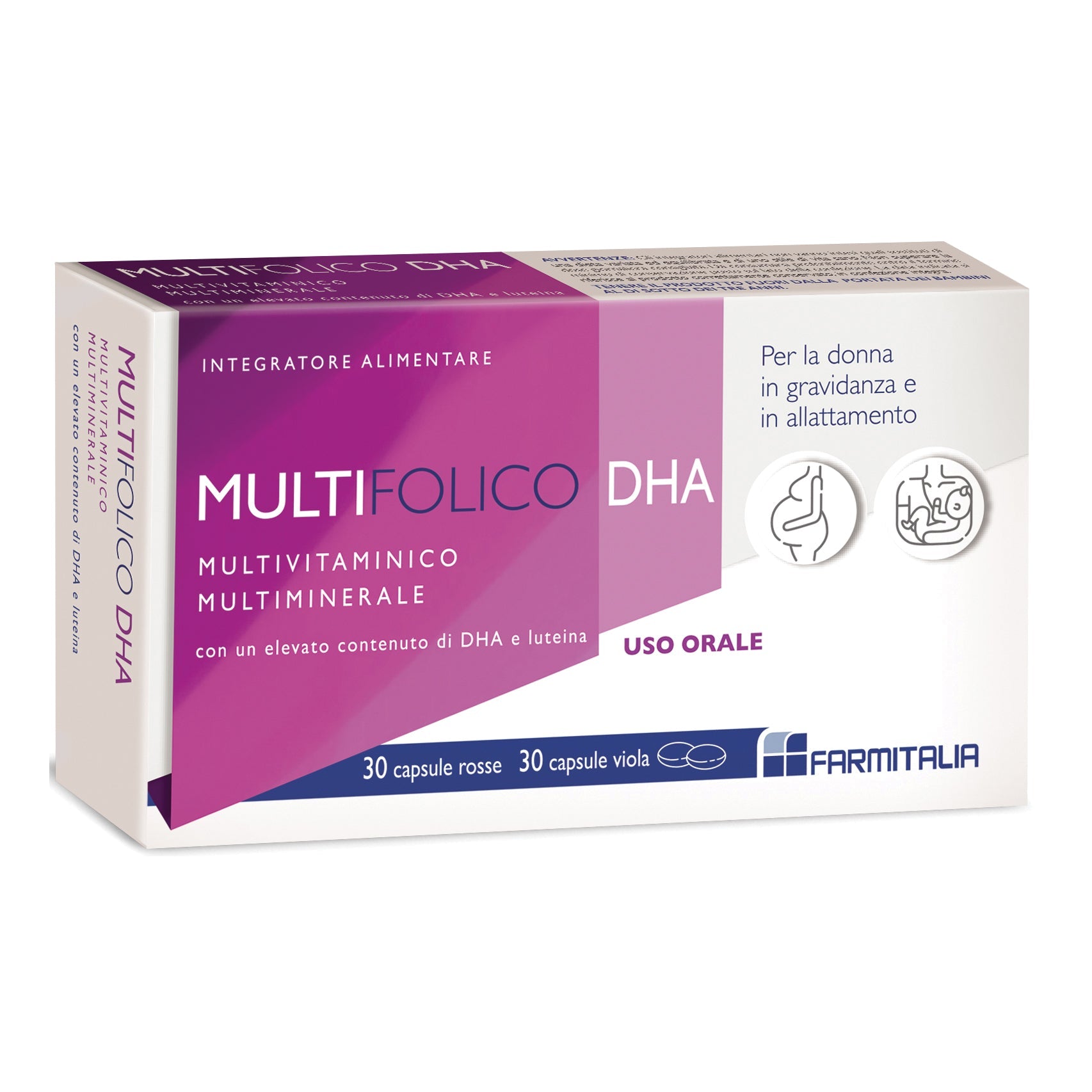 MULTIFOLICO DHA 30 CAPSULE + 30 COMPRESSE