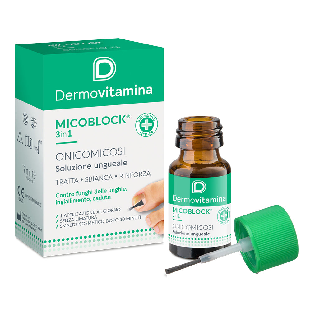 DERMOVITAMINA MICOBLOCK 3 IN 1 ONICOMICOSI SOLUZIONE UNGUEALE 7 ML