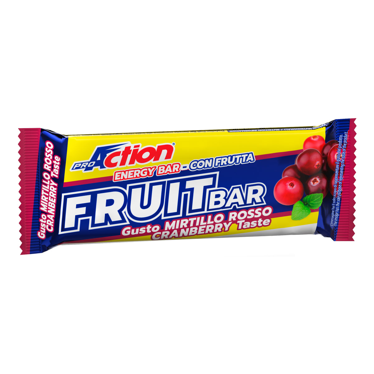 PROACTION FRUIT BAR BARRETTA ENERGETICA AL MIRTILLO ROSSO 40G