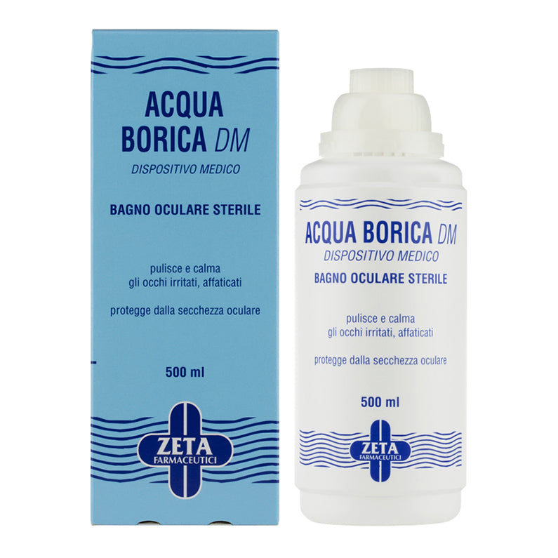 ACQUA BORICA PER BAGNO OCULARE STERILE 500 ML