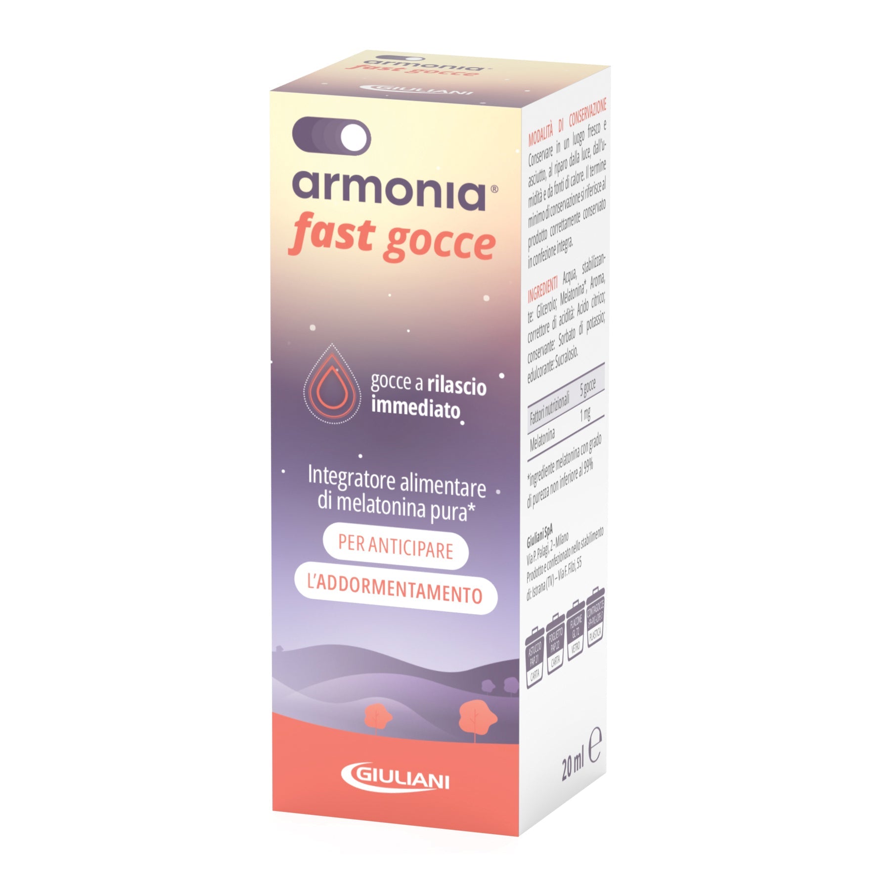 ARMONIA FAST 1 MG MELAT GOCCE 20 ML