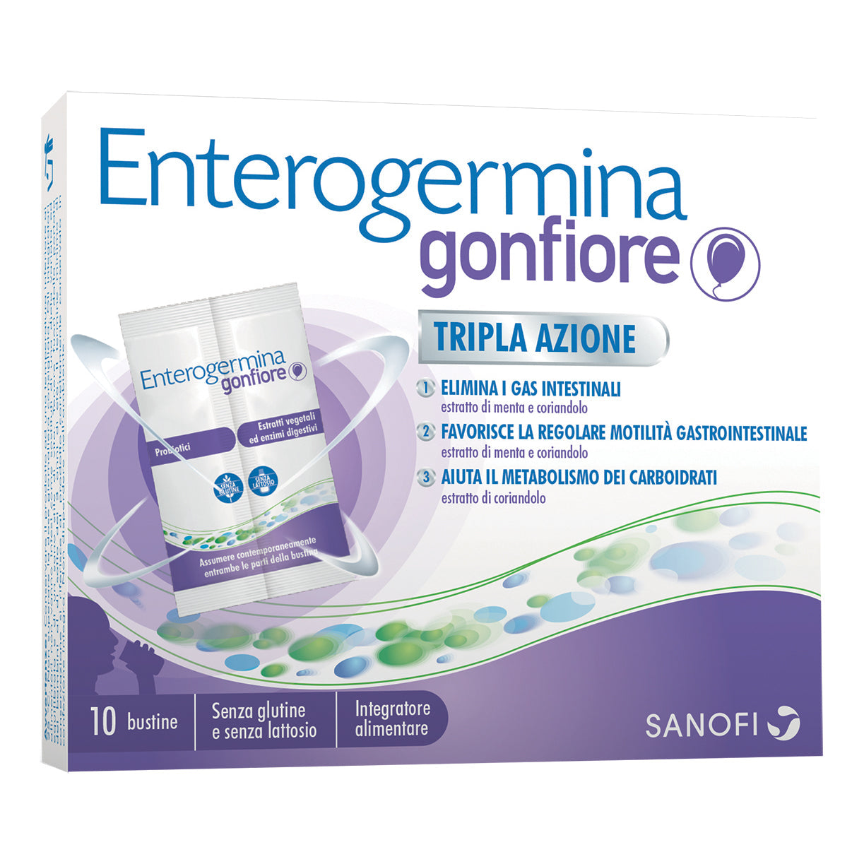 ENTEROGERMINA GONFIORE 10 BUSTINE BIPARTITE