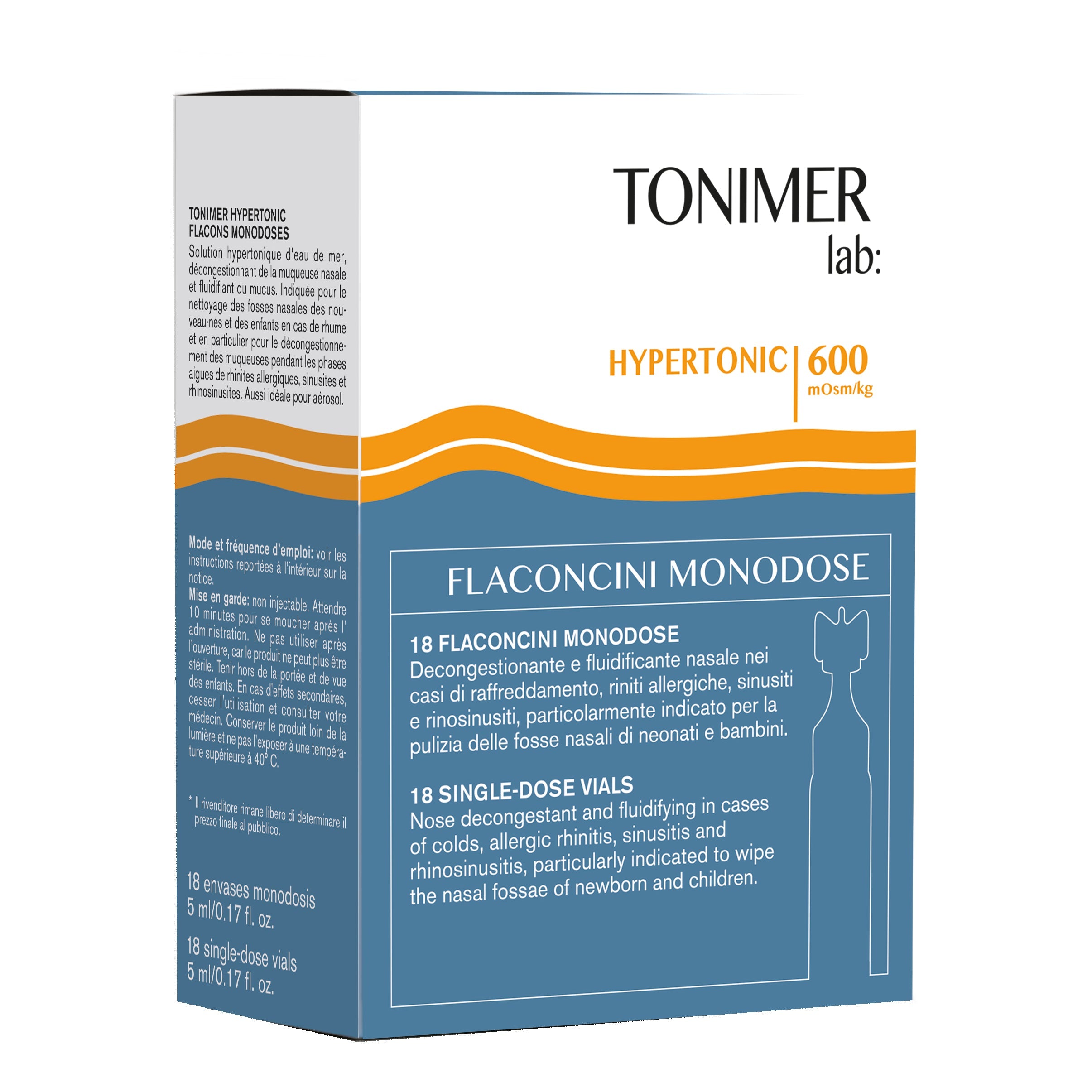 TONIMER LAB HYPERTONIC 18 FLACONCINI MONODOSE