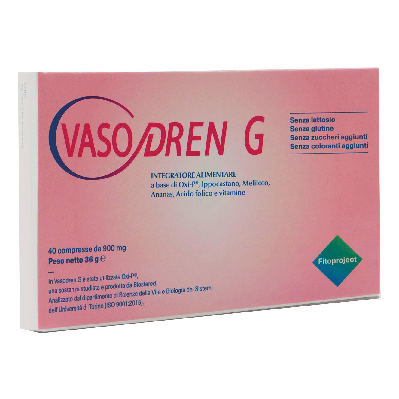 VASODREN G 40 COMPRESSE DA 900 MG