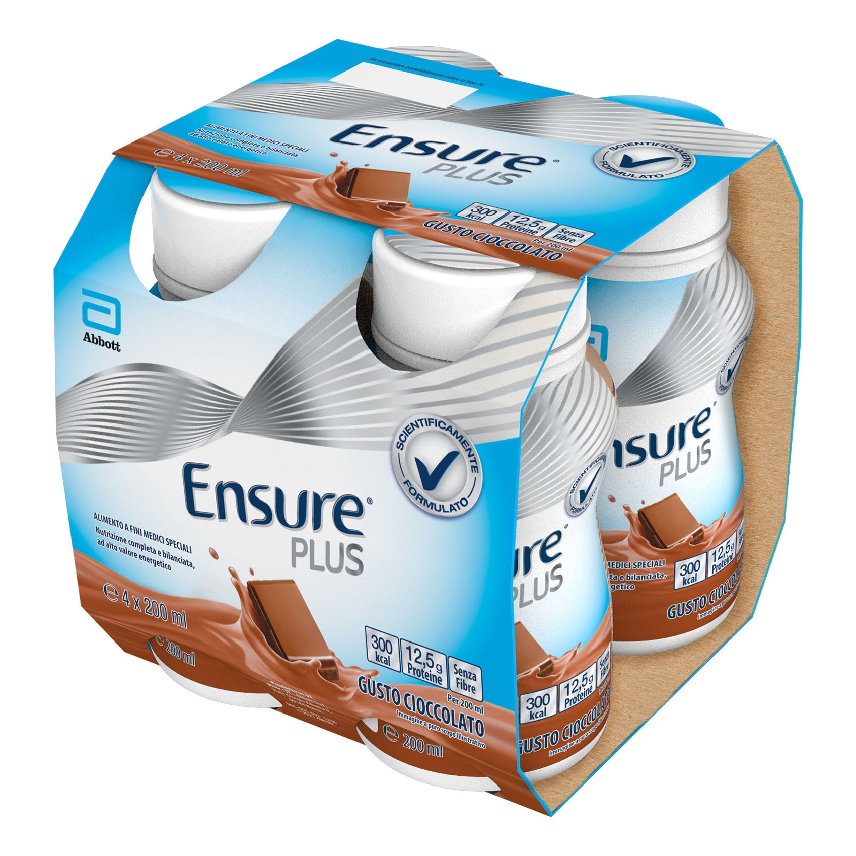 ENSURE PLUS CIOCCOLATO 4 BOTTIGLIE DA 200 ML