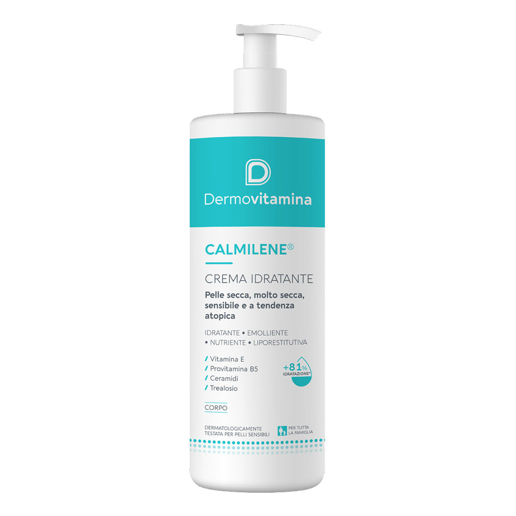 DERMOVITAMINA CALMILENE CREMA IDRATANTE PER PELLE SECCA, MOLTO SECCA O SENSIBILE 500 ML