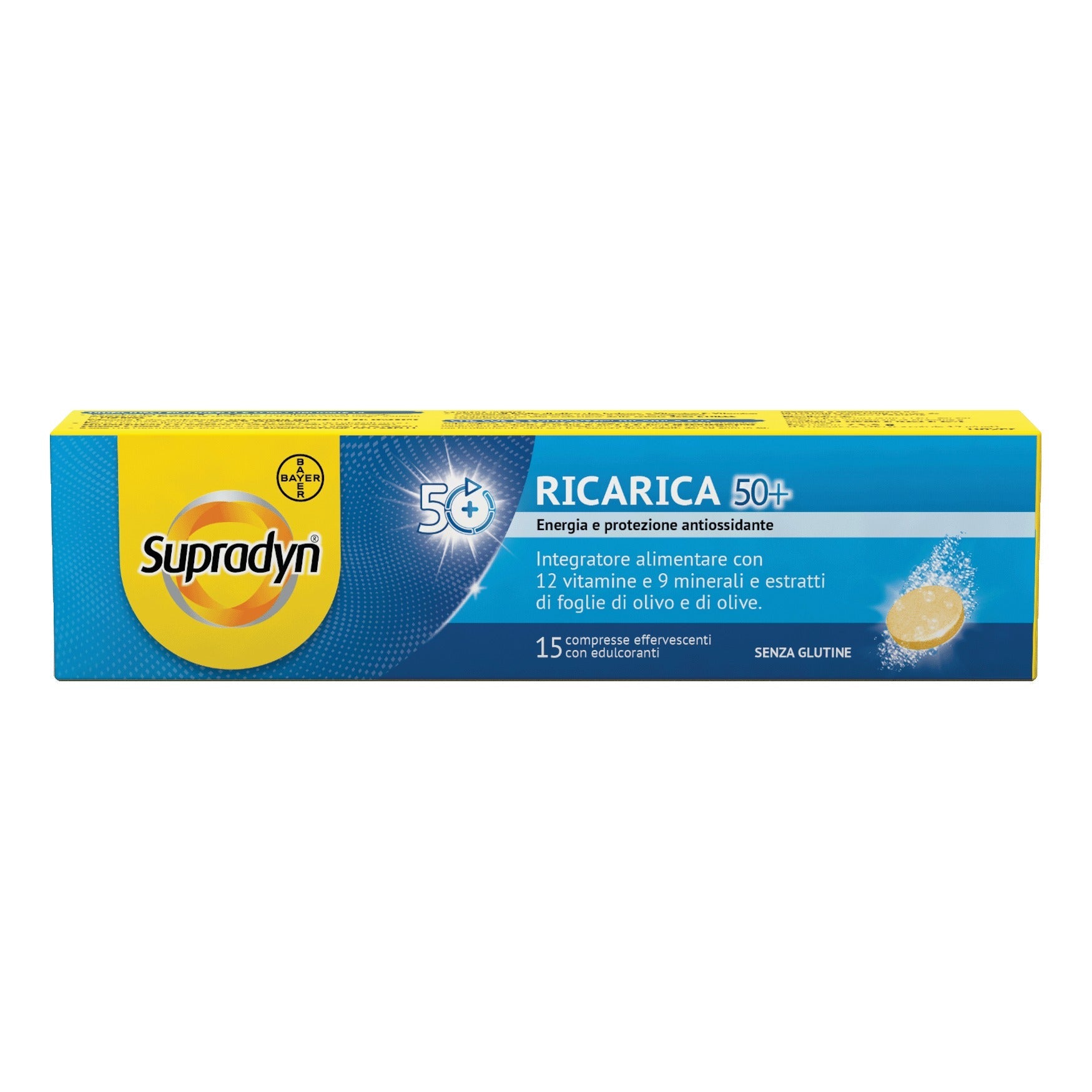 SUPRADYN RICARICA 50+ 15 COMPRESSE EFFERVESCENTI