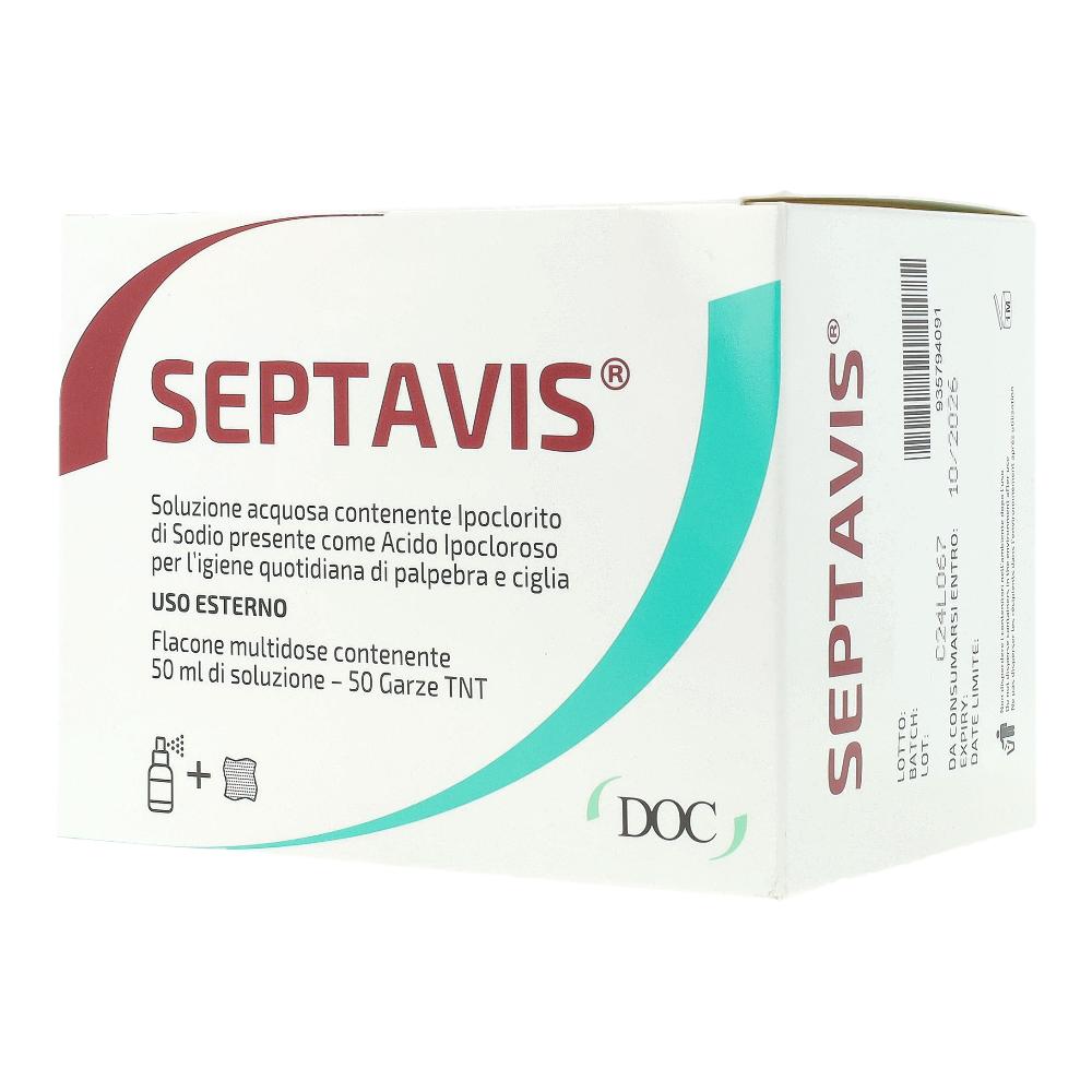 SEPTAVIS 50 ML + 50 GARZE IN TNT STERILI