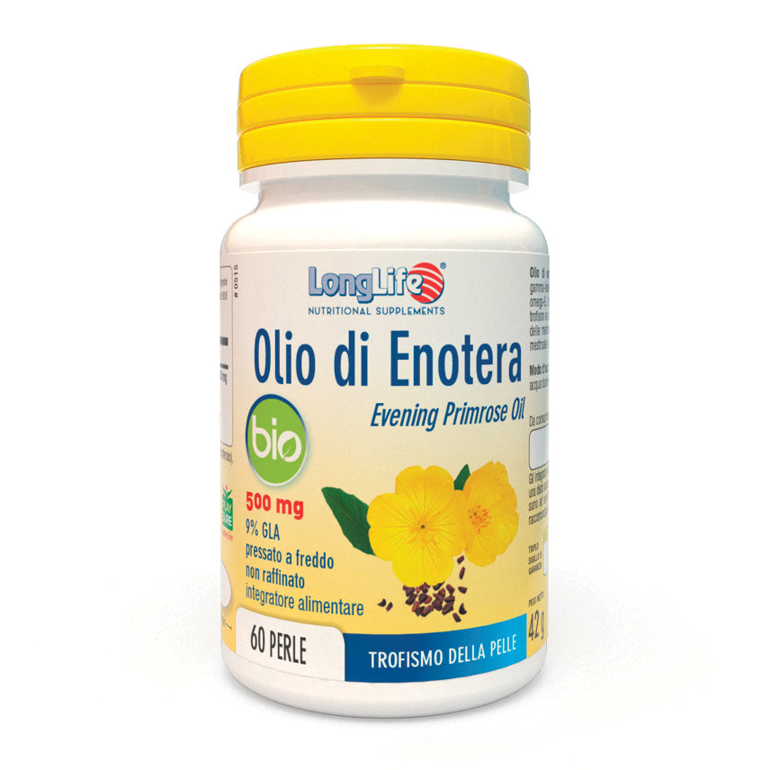 LONGLIFE OLIO ENOTERA BIO 500 MG 60 PERLE IN GELATINA