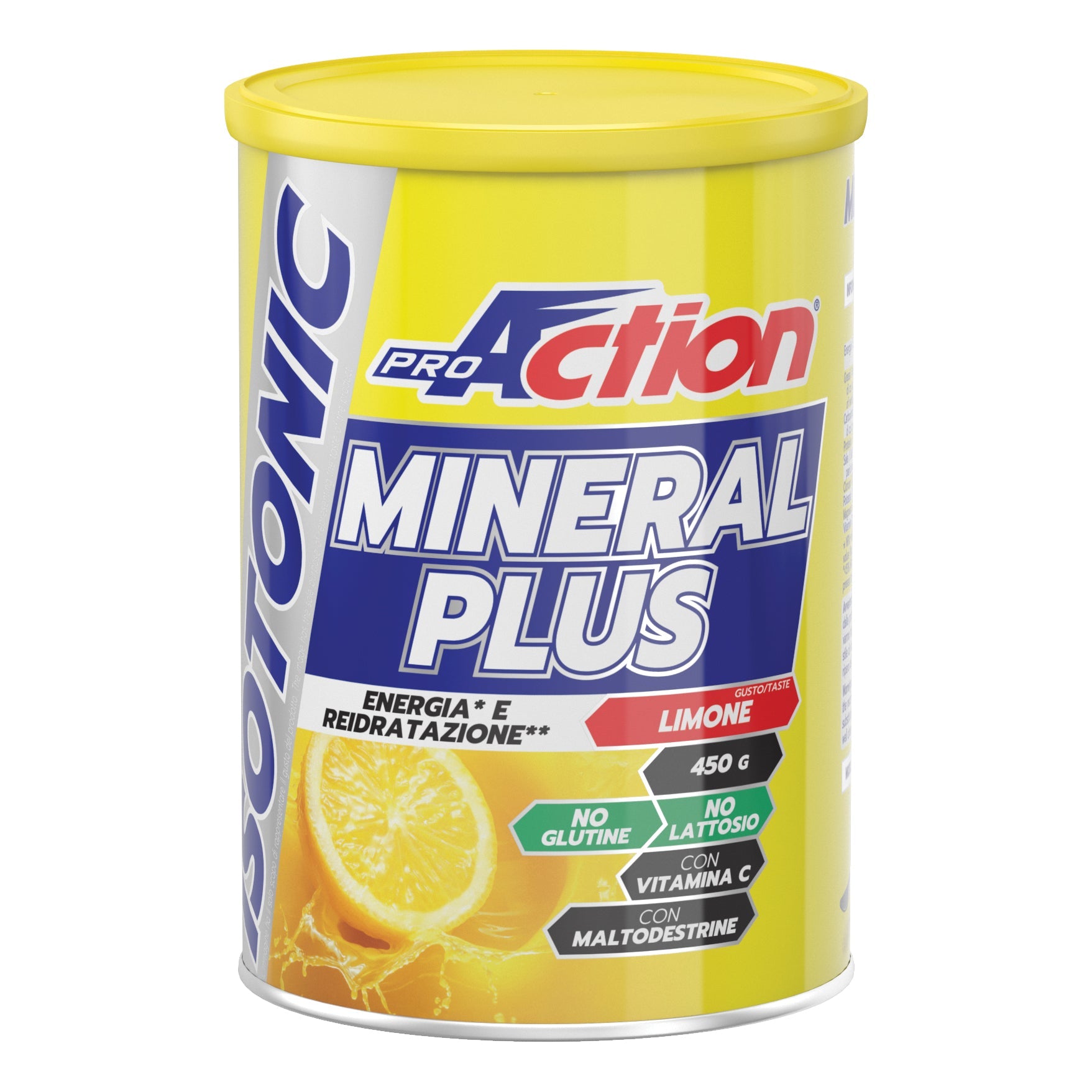 PROACTION MINERAL PLUS ENERGETICO E SALINO ISOTONICO AL LIMONE 450 G