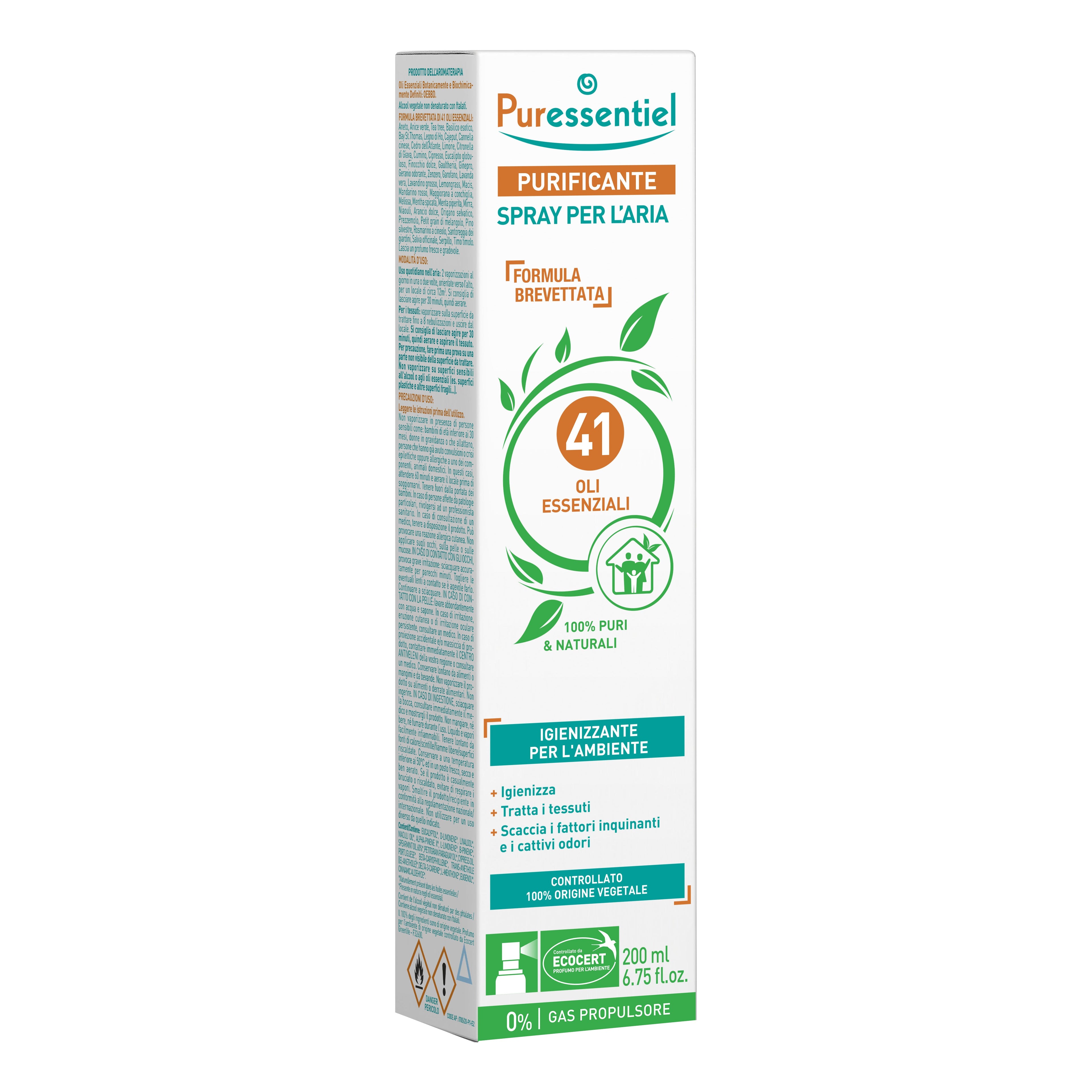 PURESSENTIEL PURIFICANTE SPRAY 41 OLI ESSENZIALI 200 ML