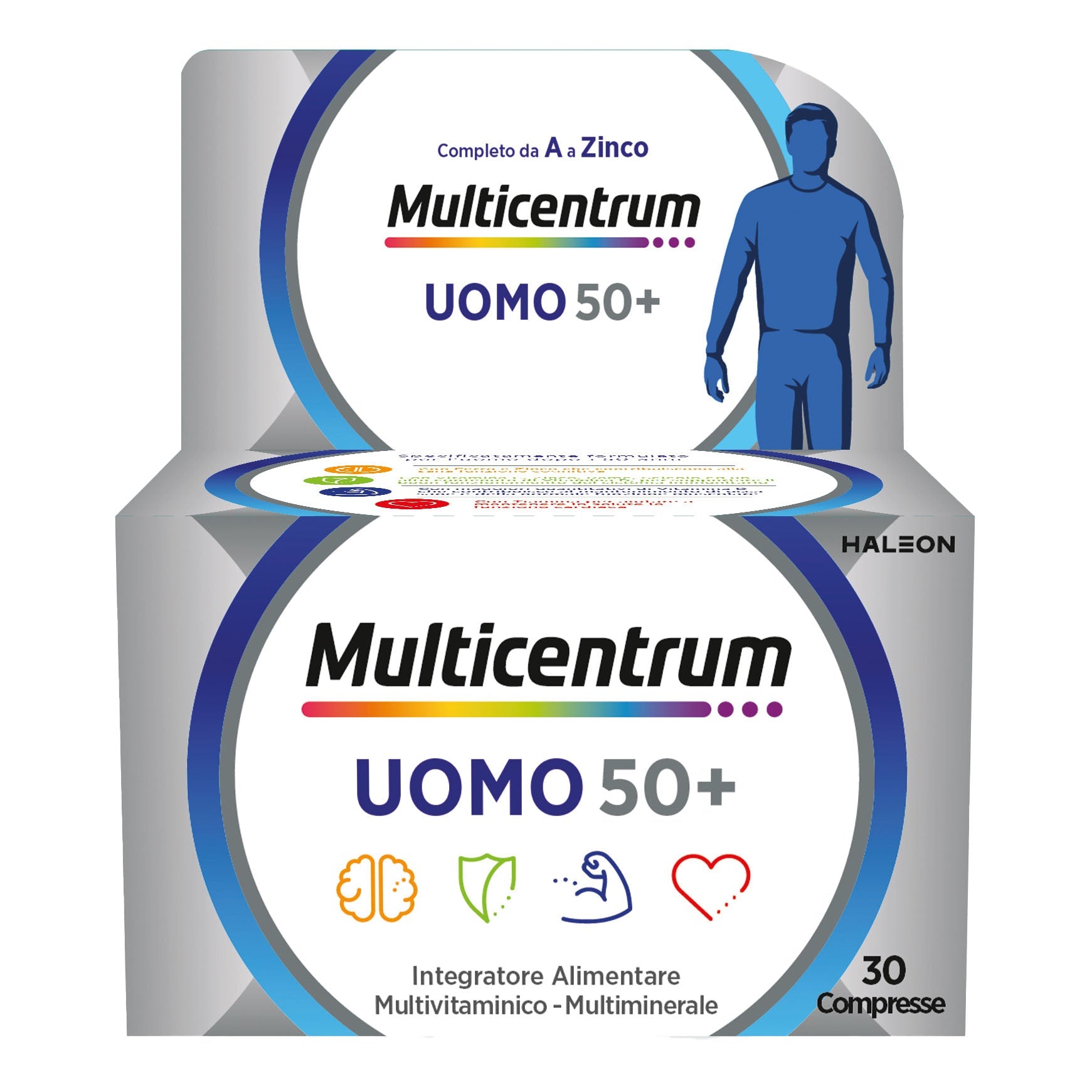 MULTICENTRUM UOMO 50+ 30 COMPRESSE