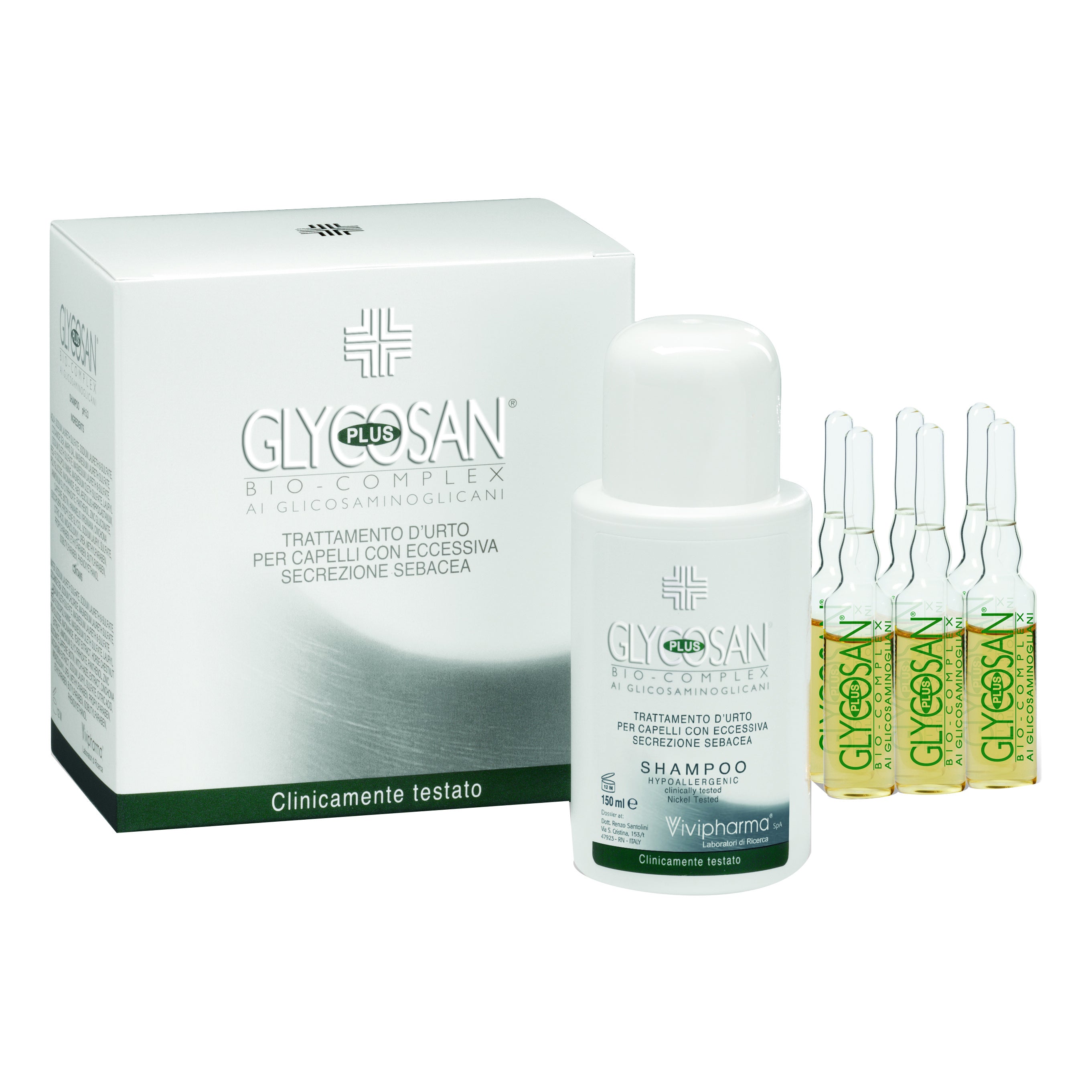 GLYCOSAN PLUS BIO COMPLEX TRATTAMENTO ANTICADURA PER CAPELLICON SEBORREA