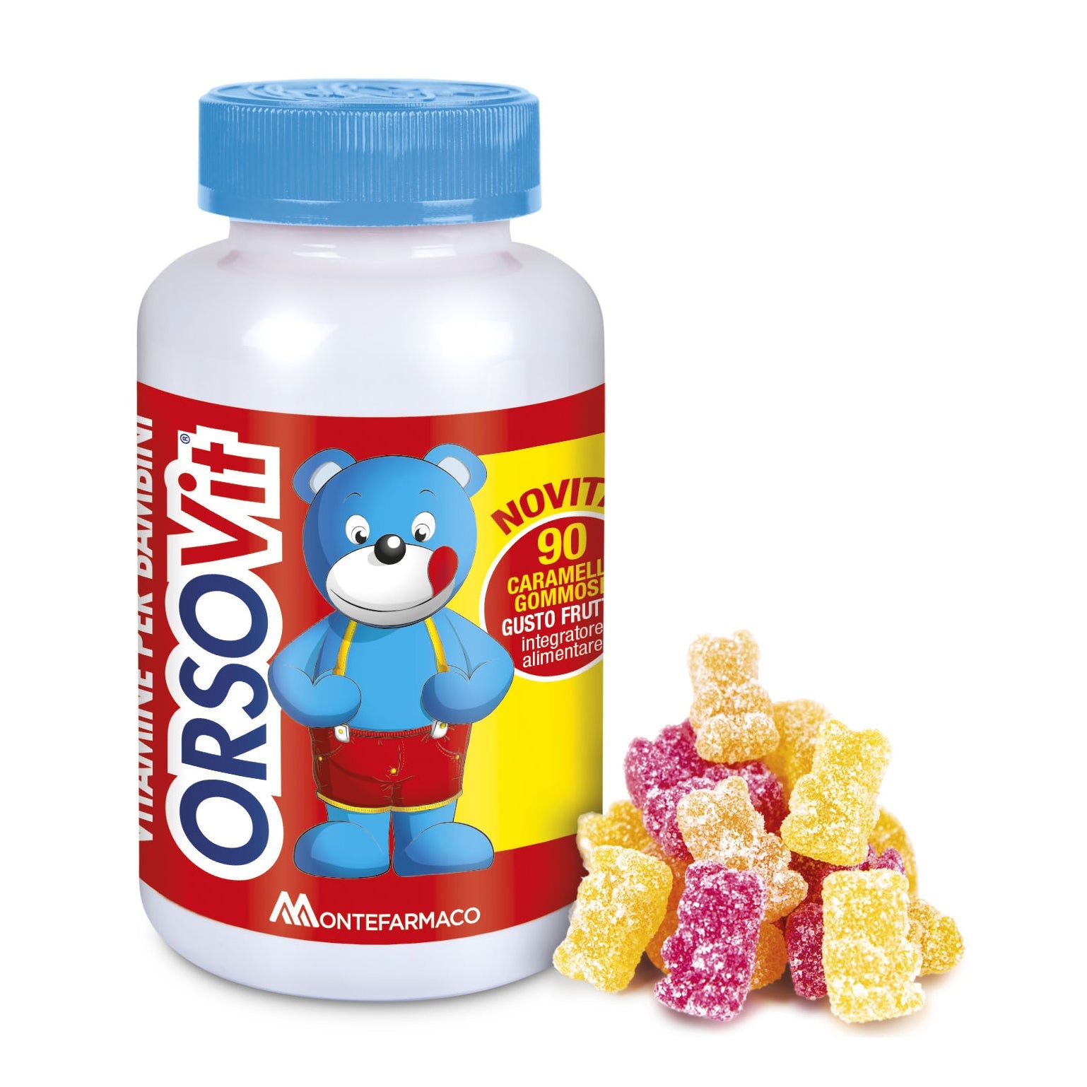 ORSOVIT CARAMELLE GOMMOSE 90 PEZZI